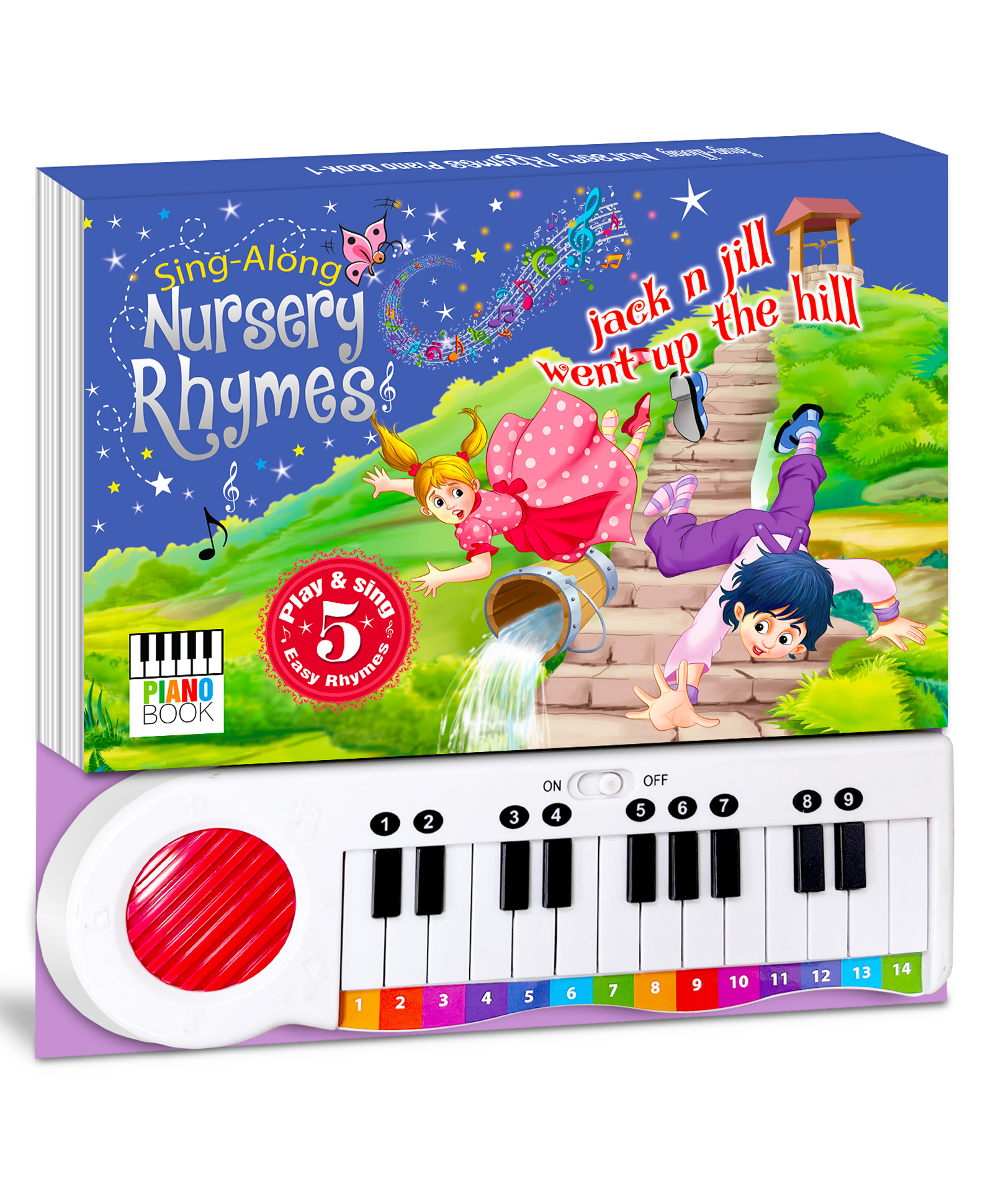 Hello Friend Books Nursery Rhymes Sound Book: Sing Along, Read and Play with Keyboard Board Book - English-image-35