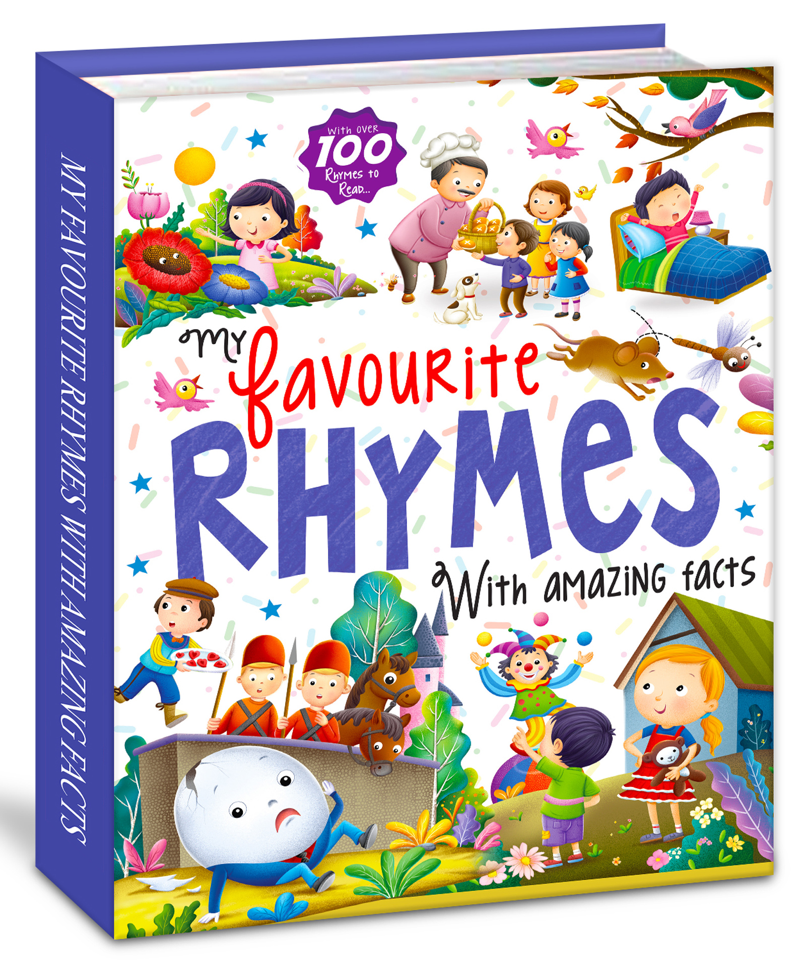 My Favourite Rhymes: Illustrated Padded Book of 100+ Rhymes - English-image-42
