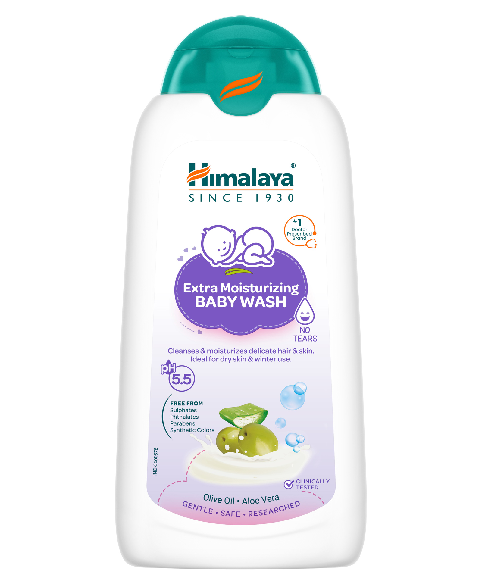 himalaya babycare Himalaya Herbal Extra Moisturizing Baby Wash - 200 ml-picture-20