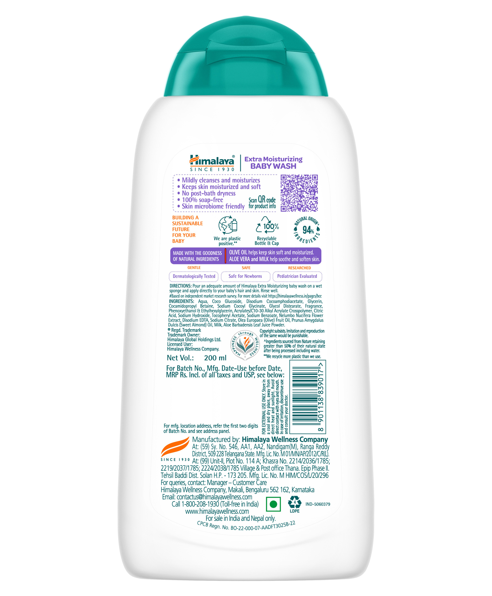 himalaya moisturizing baby wash