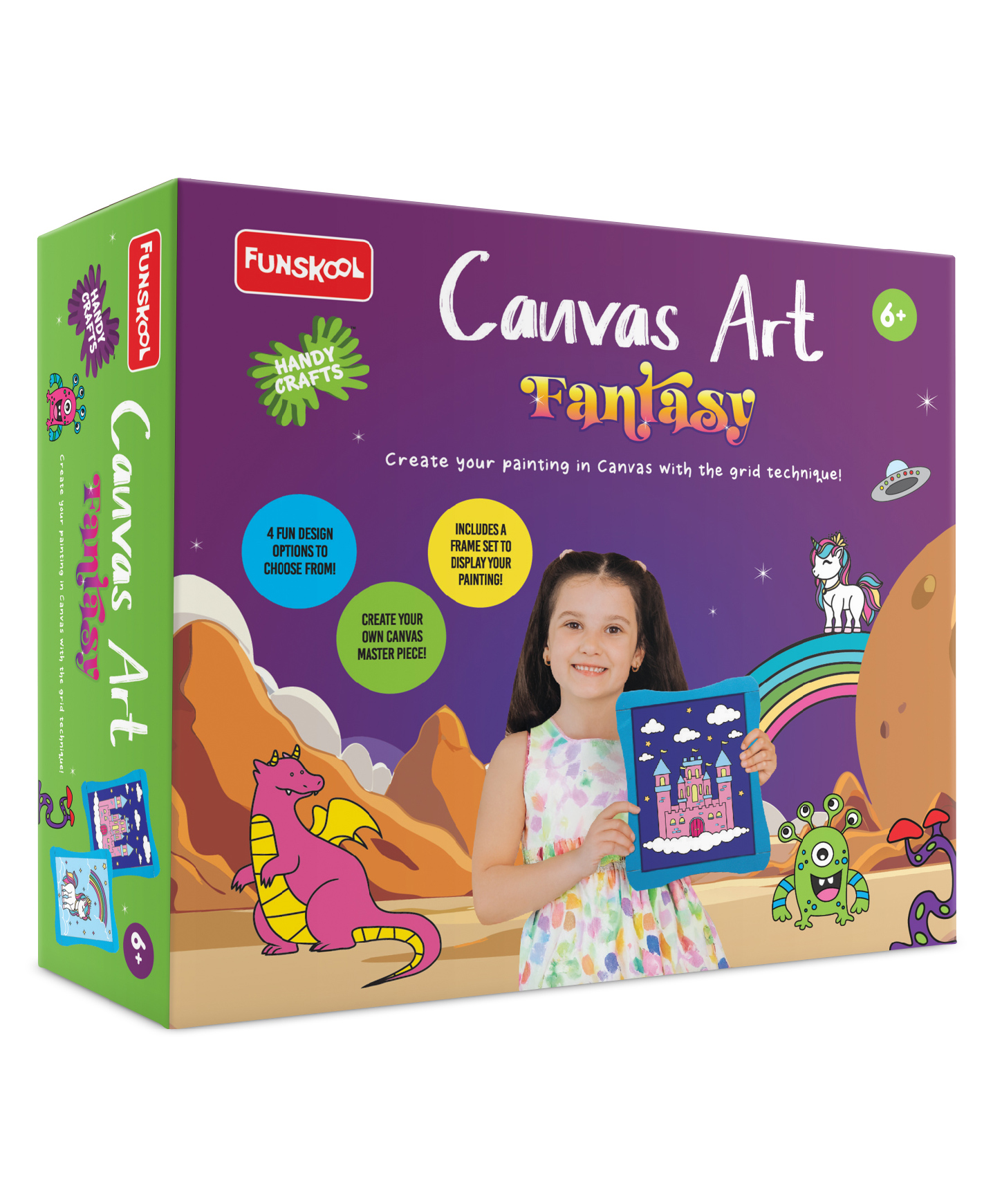 Funskool Canvas Art Fantasy Kit - Multicolor-picture-12