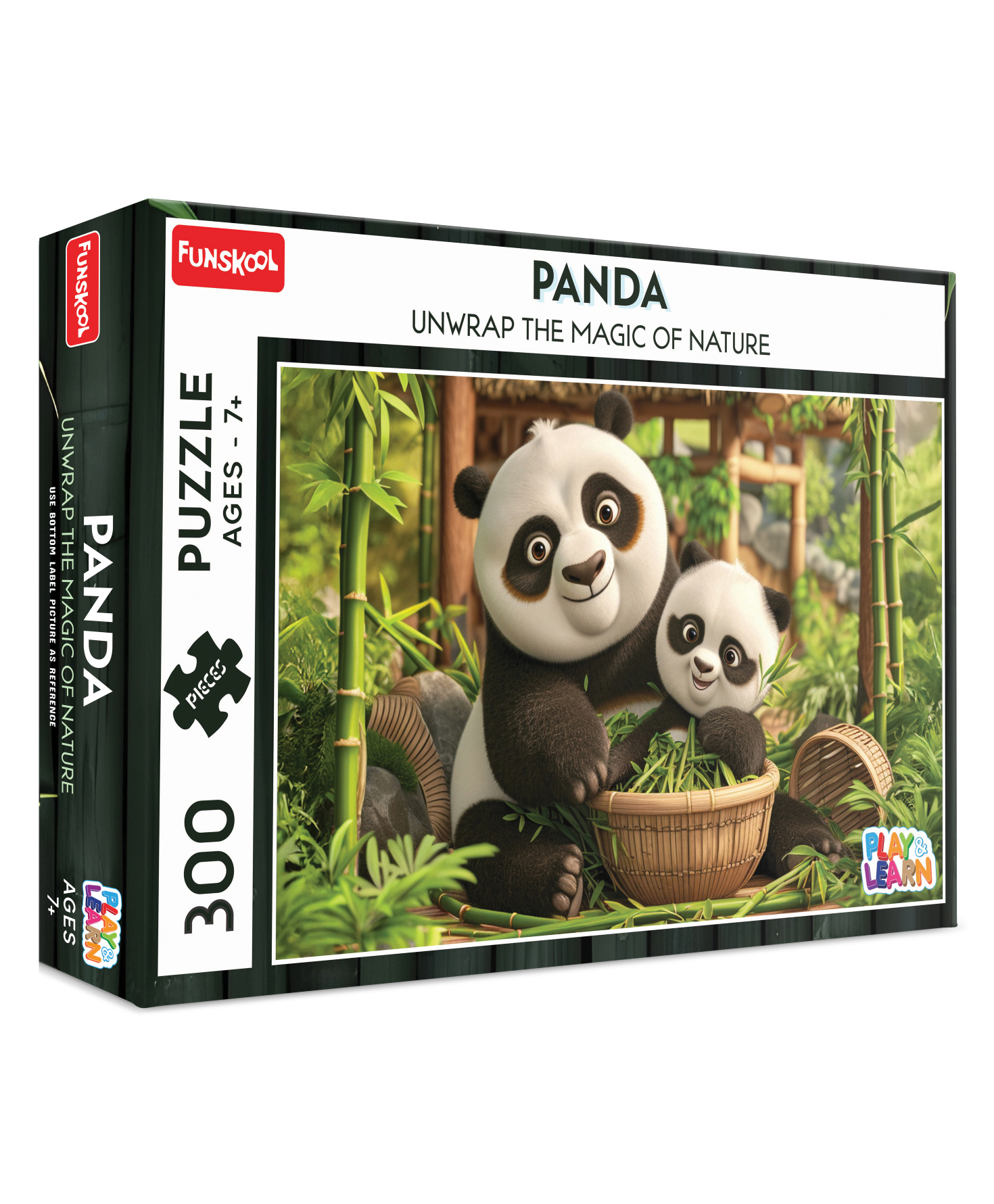 Funskool Panda Puzzle Multicolor - 300 Pieces-image-38
