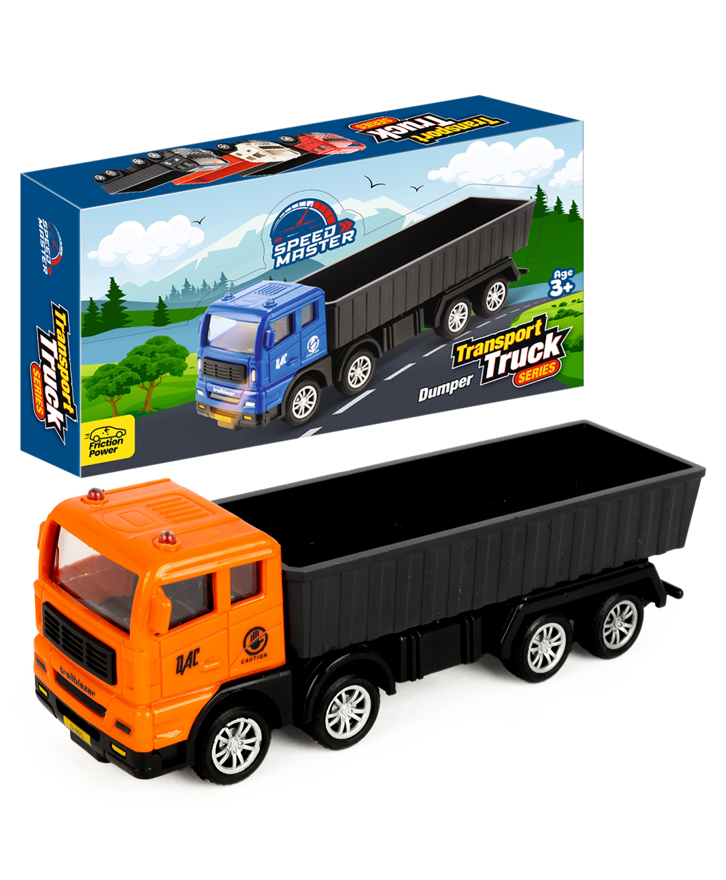 Ratnas Speed Master Dumper Toy Truck - Orange-picture-28
