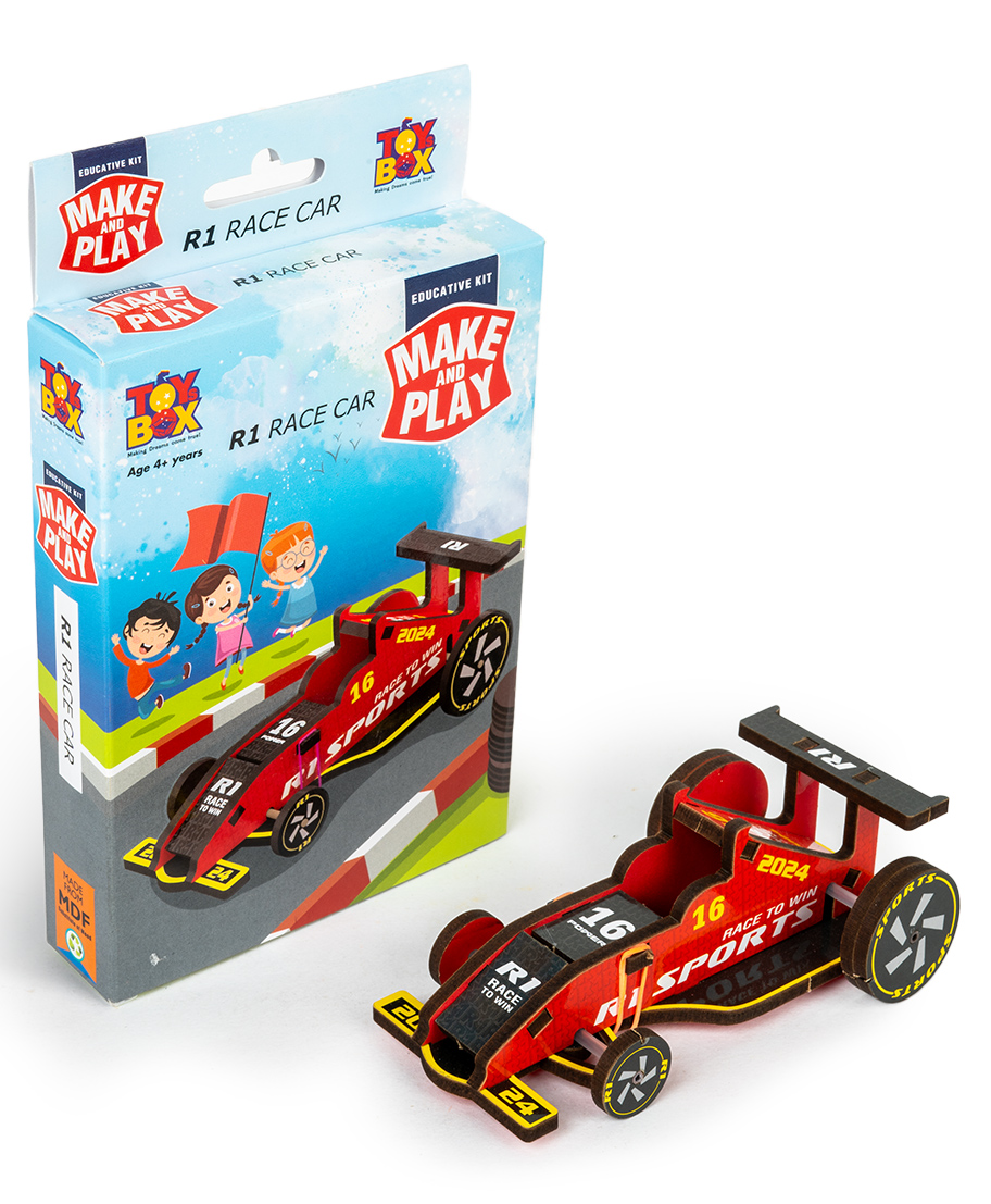 Ratnas Make & Play Race Car DIY Kit - Red-image-30
