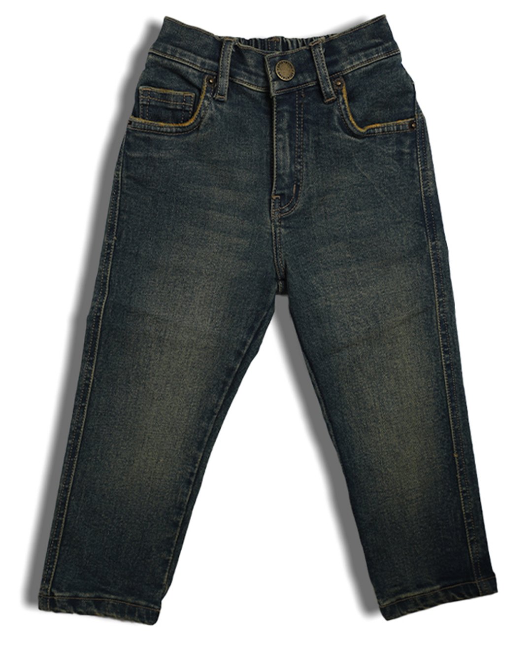 Sportking Cotton Denim Mild Washed Jeans - Dark Olive-image-39