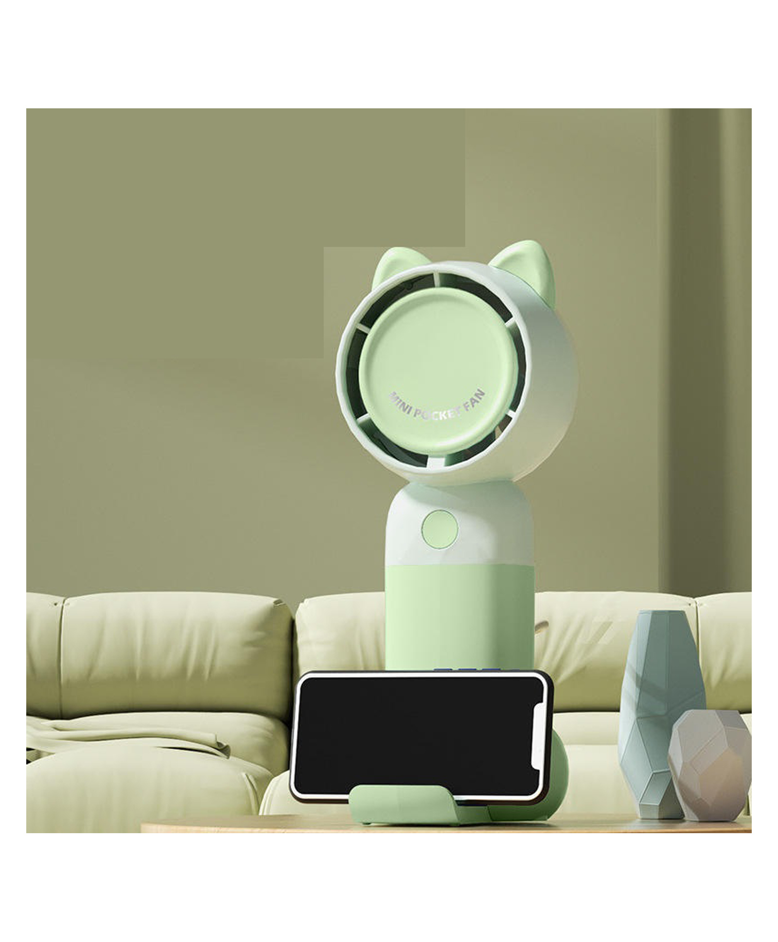 SANJARY Rechargeable Mini Handheld Fan Portable Personal Pocket Fan color design may vary-picture-24