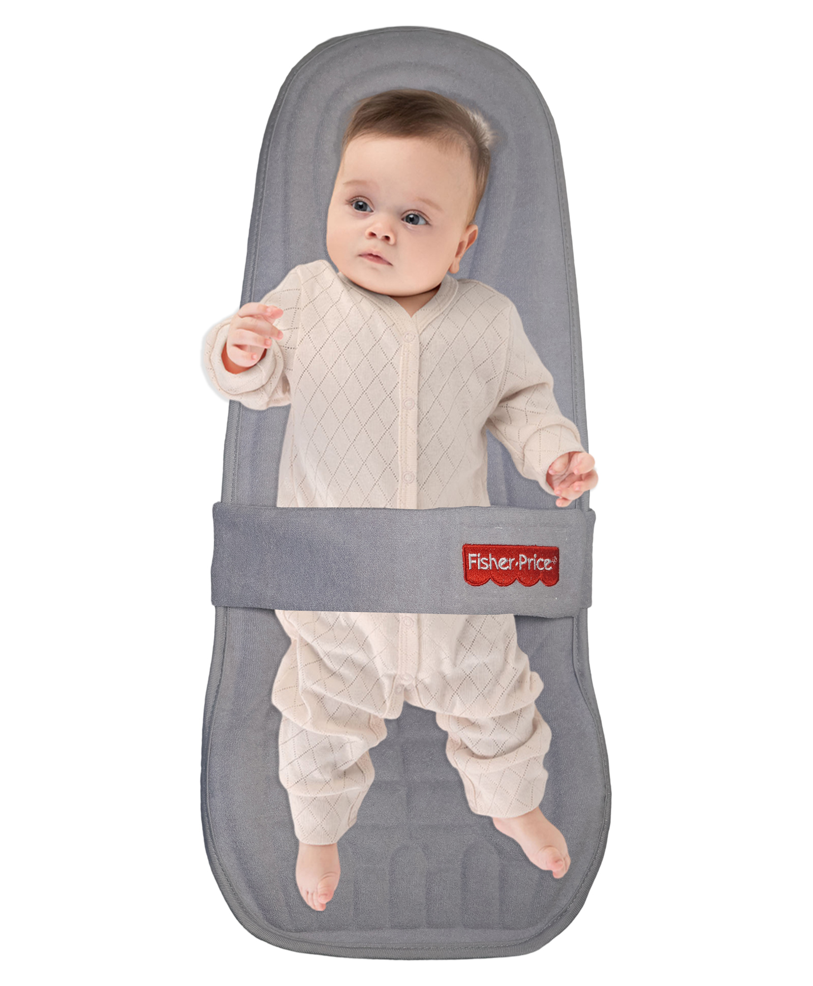 Fisher Price 2-in-1 Carrier & Feeding Pillow First Carry Cloud Whisper - Light Grey-image-3