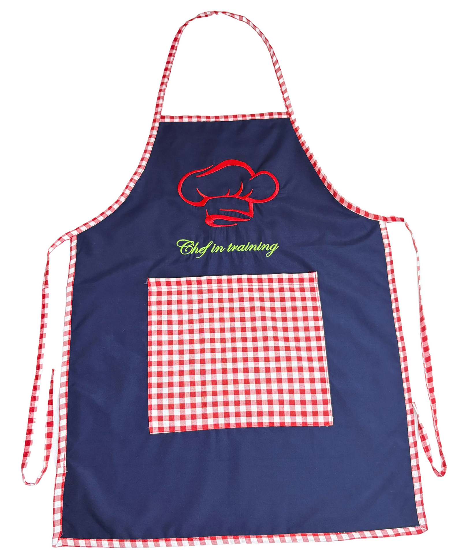 Li'LL Pumpkins Chef Apron for Eating Meals, Drawing, Painting, cooking, Playing, school- Blue-image-48