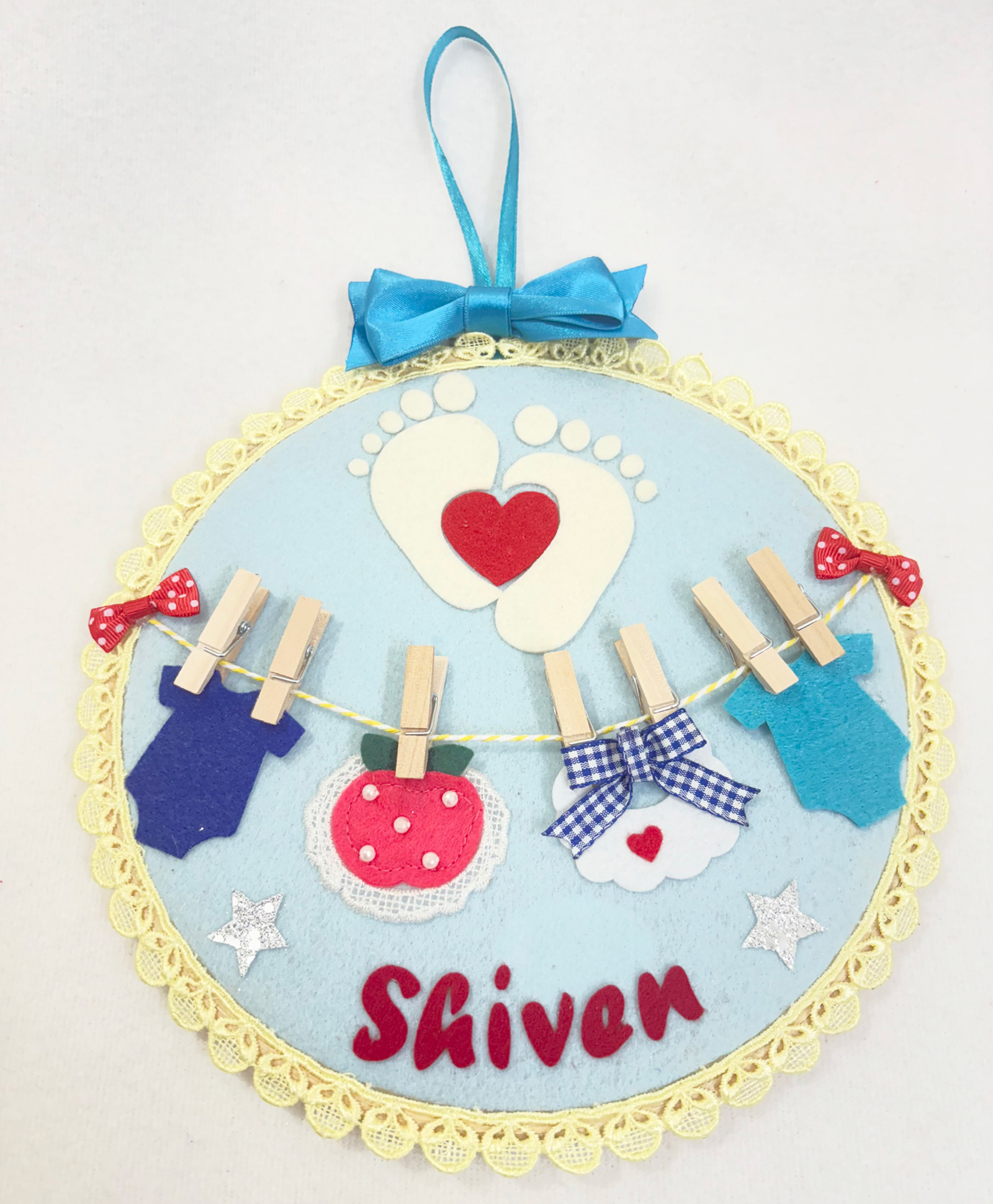 Li'll Pumpkins New born baby boy Name hoop-picture-31
