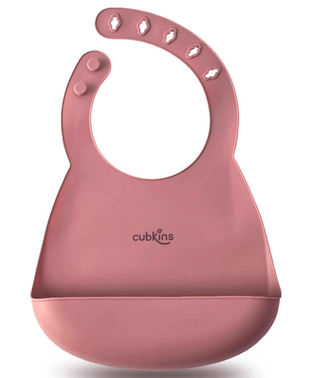 CUBKINS Bib for Babies, Infants & Toddlers | Lightweight | Travel Friendly | Adjustable | Safe & Sturdy | 100% Silicone | BPA Free, Food Grade, FDA Approved | Easy to Clean (Raspberry)-image-40