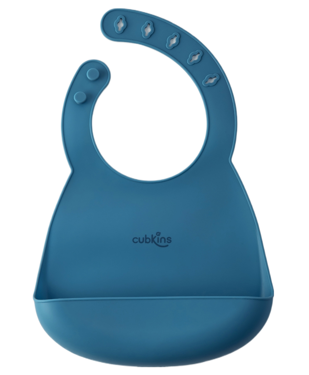 CUBKINS Bib for Babies, Infants & Toddlers | Lightweight | Travel Friendly | Adjustable | Safe & Sturdy | 100% Silicone | BPA Free, Food Grade, FDA Approved | Easy to Clean (Blue Olive)-image-28