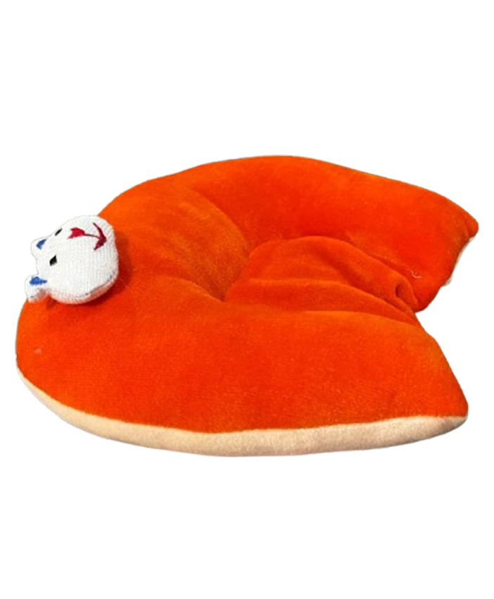 Chinmay Kids Mustard Seeds Toons & Characters Dual Colour Baby Pillow Orange-image-4