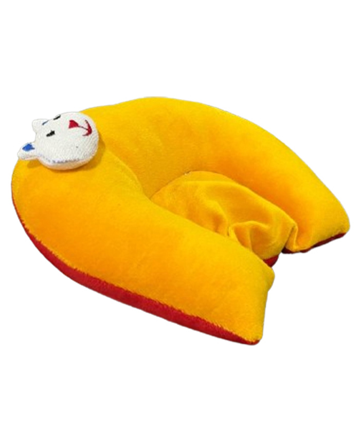 Chinmay Kids Mustard Seeds Toons & Characters Dual Colour Baby Pillow Yellow-image-5
