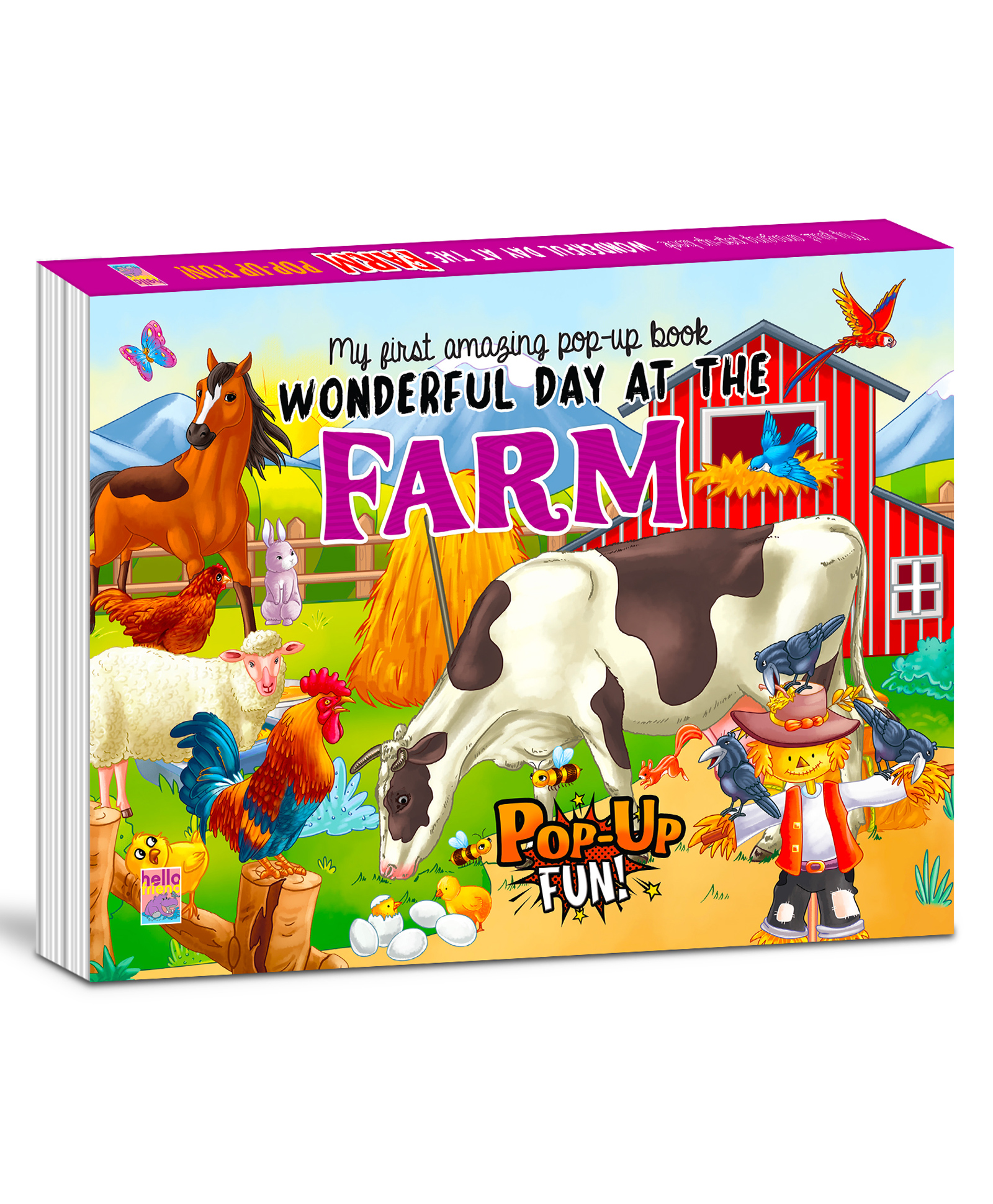 My First Amazing Pop up story Book Wonderful Day in the Farm with Bestime Fun and Colorful for Kids, Children and Toddlers - Language-English-image-13