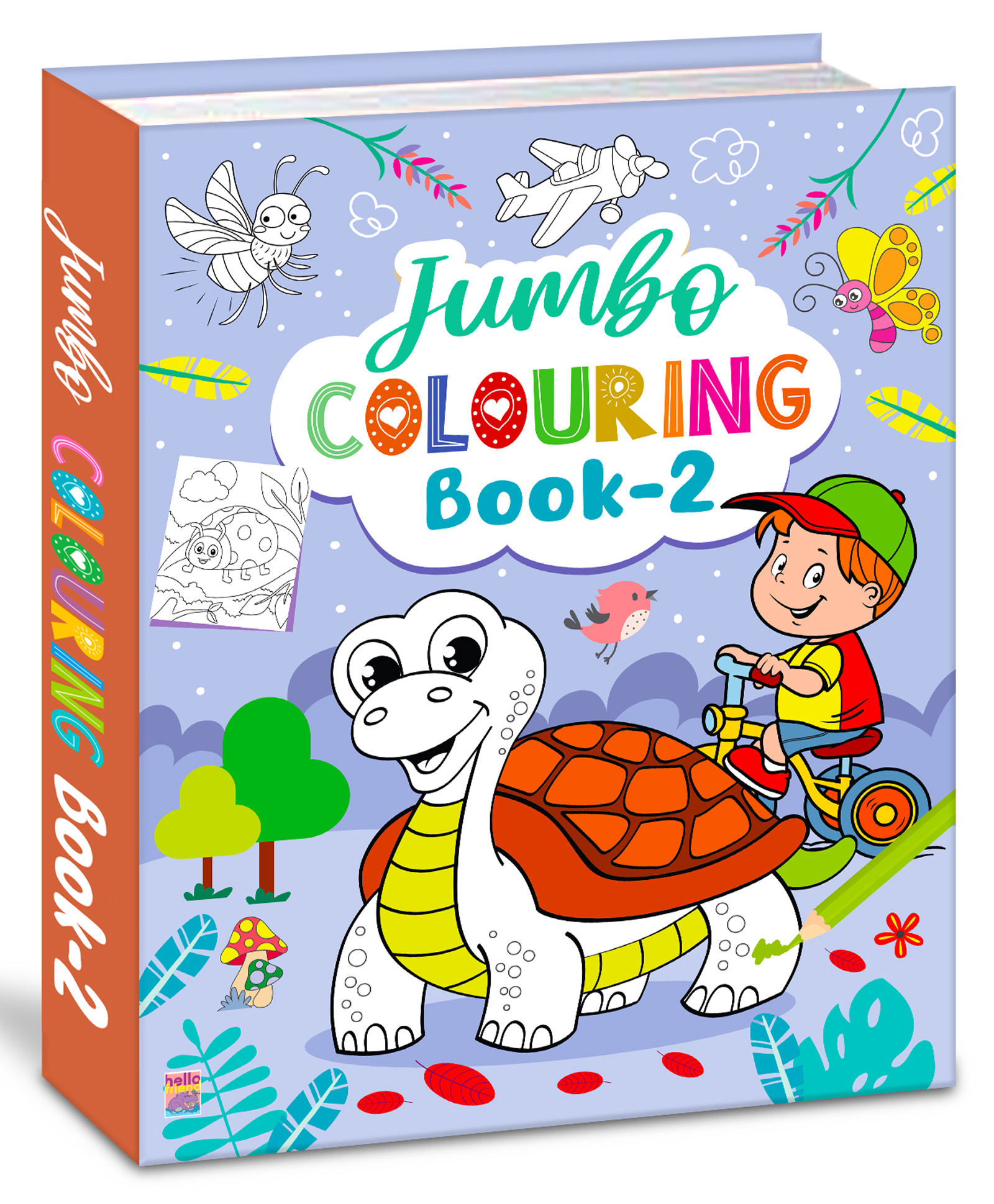 Jumbo Creative Colouring Book(Level 2) for Kids and Children - Drawing, Coloring, Painting and Art Book with Colour Reference - Language-English-image-13
