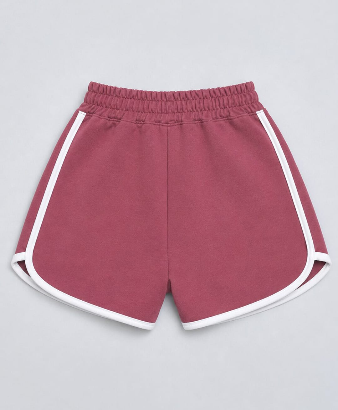 Kiwi Cotton Side Taped Shorts - Purple-image-21