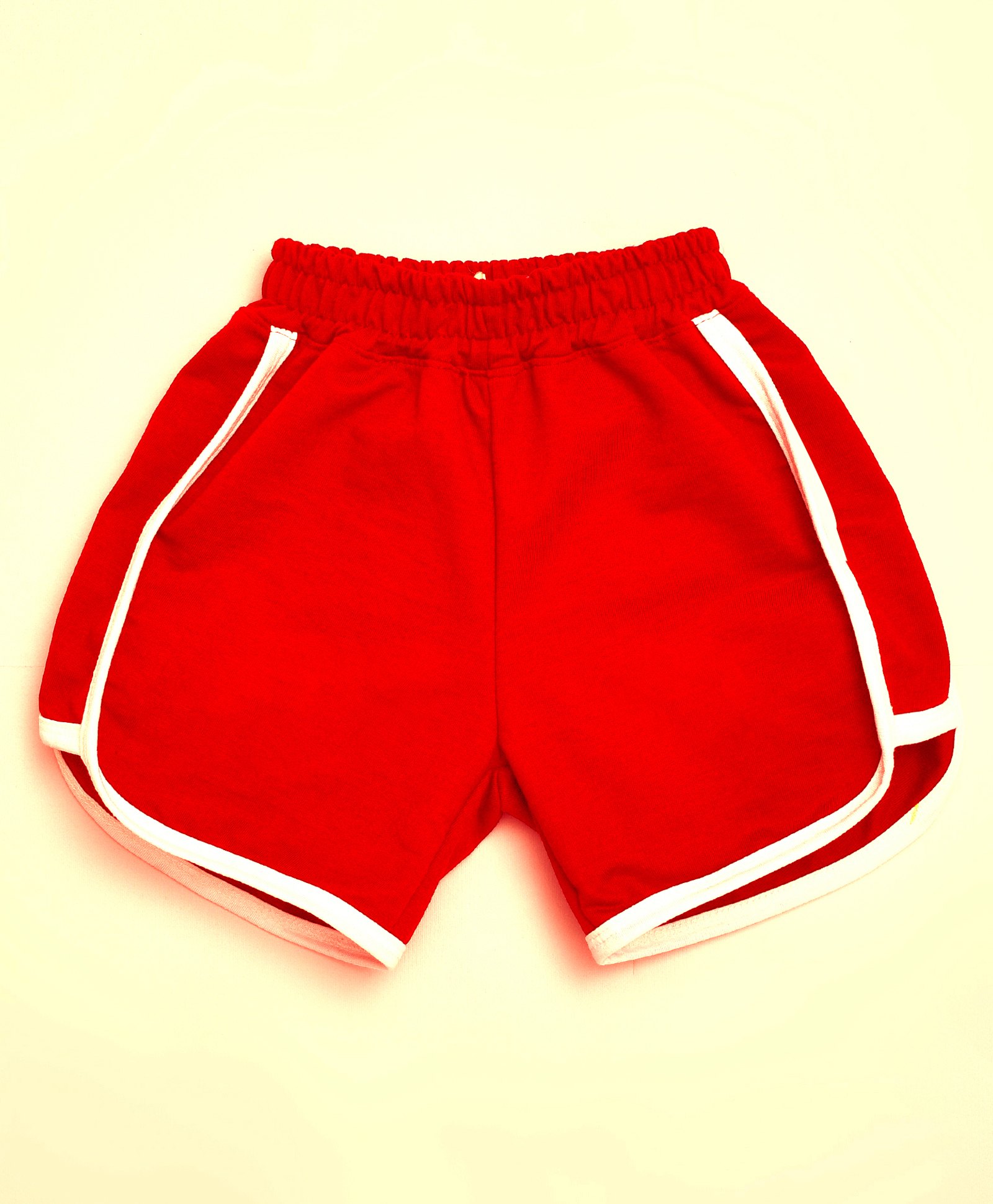 hrit Kiwi Cotton Side Taped Shorts - Red-picture-21
