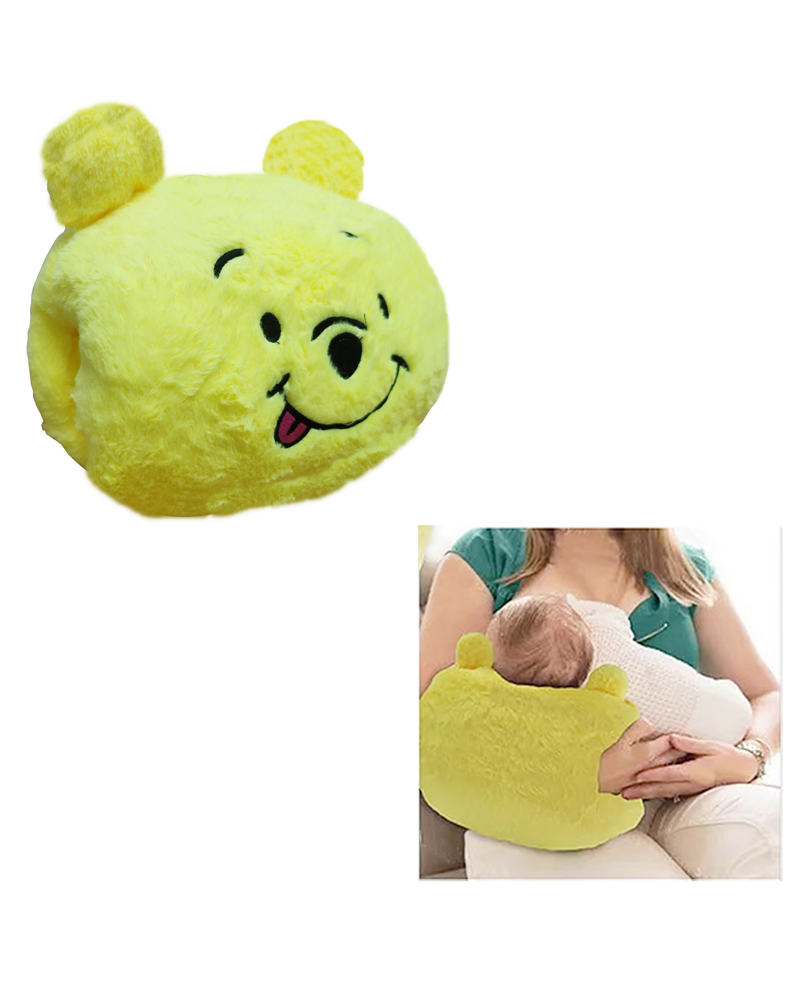 MUREN Baby feeding Arm Pillow for New Born Nursing-Yellow (Color May vary)- Pack of 1-picture-29