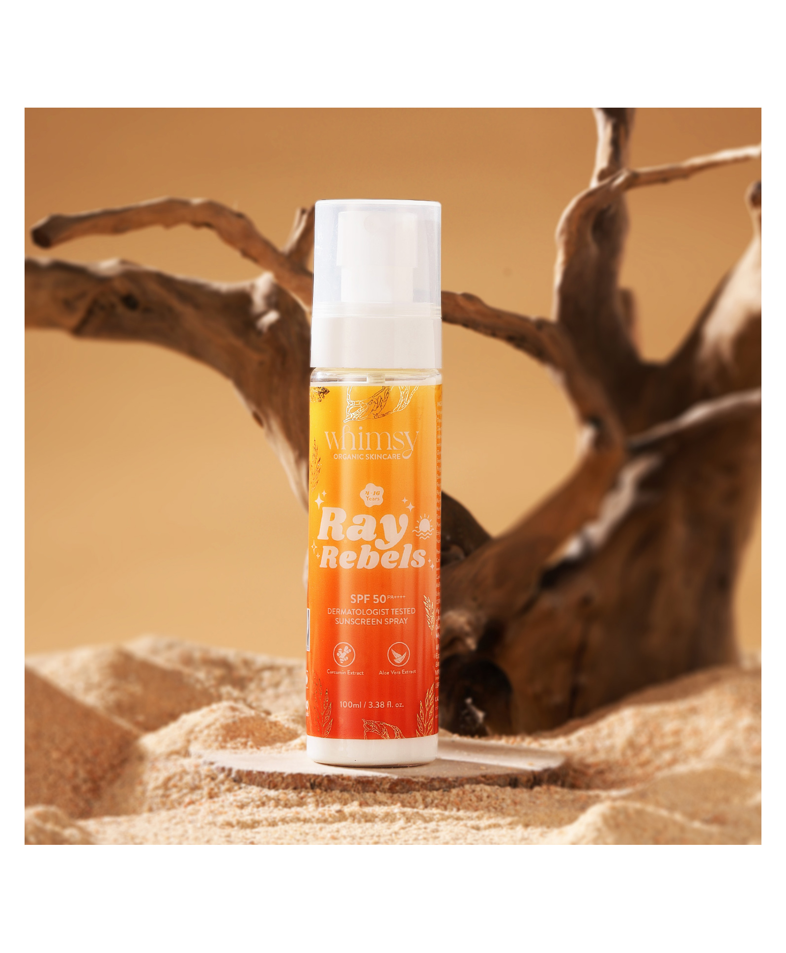 Whimsy Beauty Ray Rebels Sunscreen Spray for Kids & Teens - 100 ml-image-43