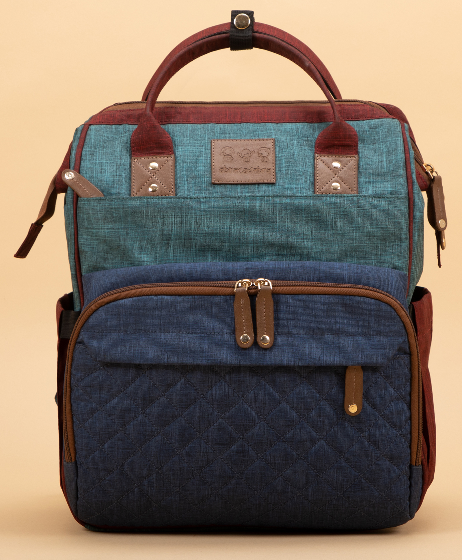 Abracadabra Diaper Bag With Changing Station - Multicolor-image-3