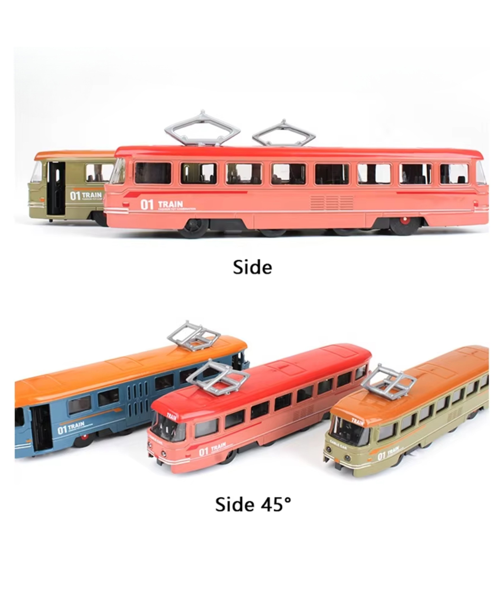YAMAMA Alloy Metal Die-cast Train Tram Toys For Kids With Openable Doors, Lights And Music Pull Back Powered Train Toys (Pack of 1 Color May Vary)-image-19