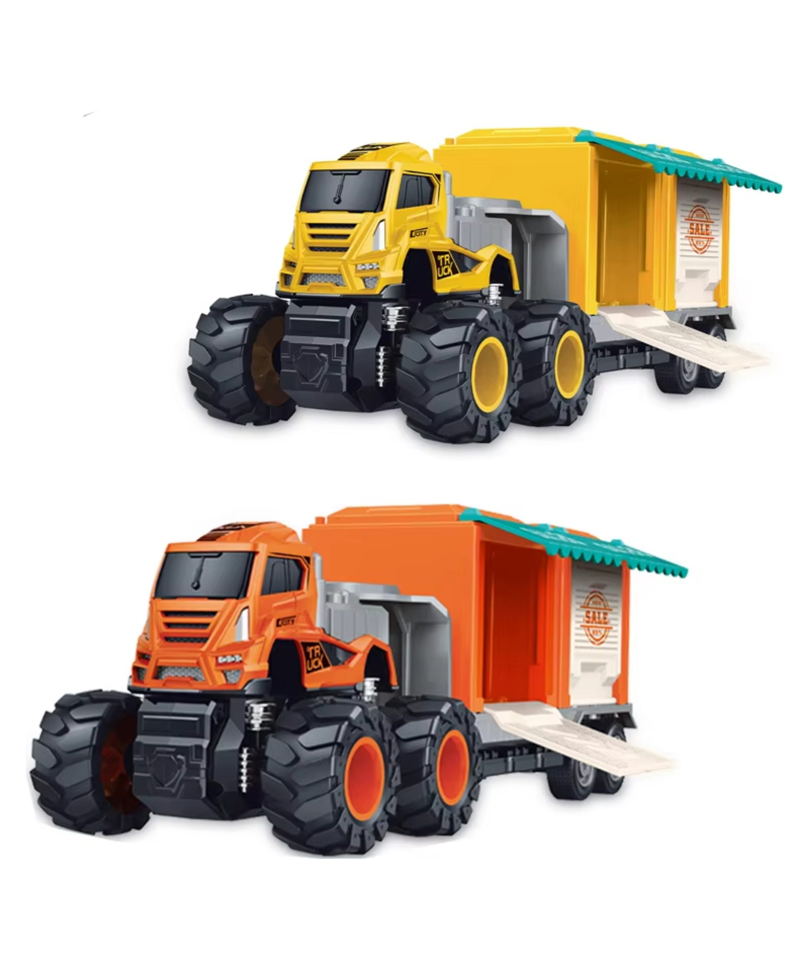 YAMAMA 1:43 Scale Alloy Die-cast Friction Powered Selling Transportation Car Trailer Truck Toys For Kids (Pack of 1 Color May Vary)-image-36