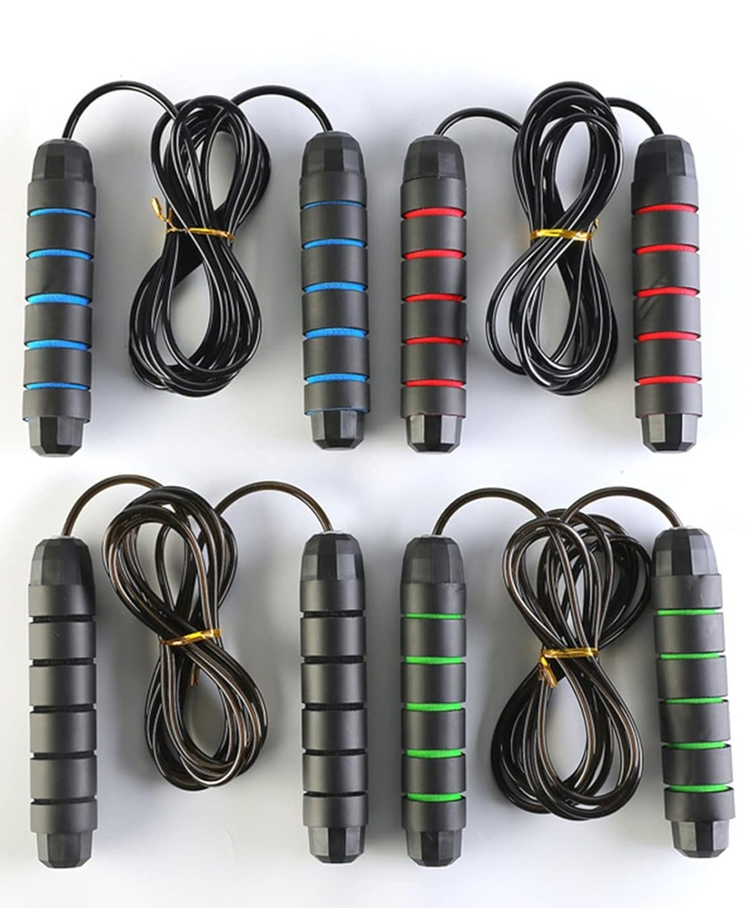 YAMAMA Skipping Rope For Men & Women Adjustable Jumping Skipping Rope For Kids & Adults For Gym Home & Outdoor Exercise - (Pack of 1 Color May Vary)-image-6