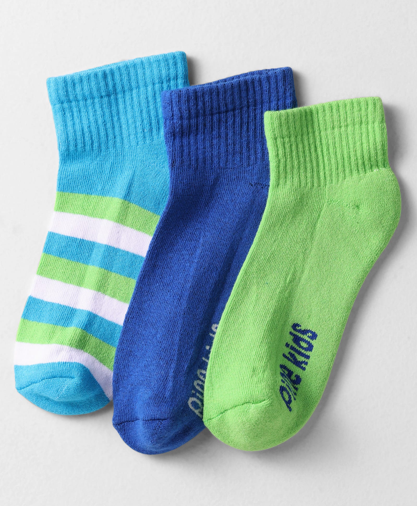 Pine Kids Cotton Knit Ankle Length Designed Socks Pack Of 3 (Colour May Vary)-image-25