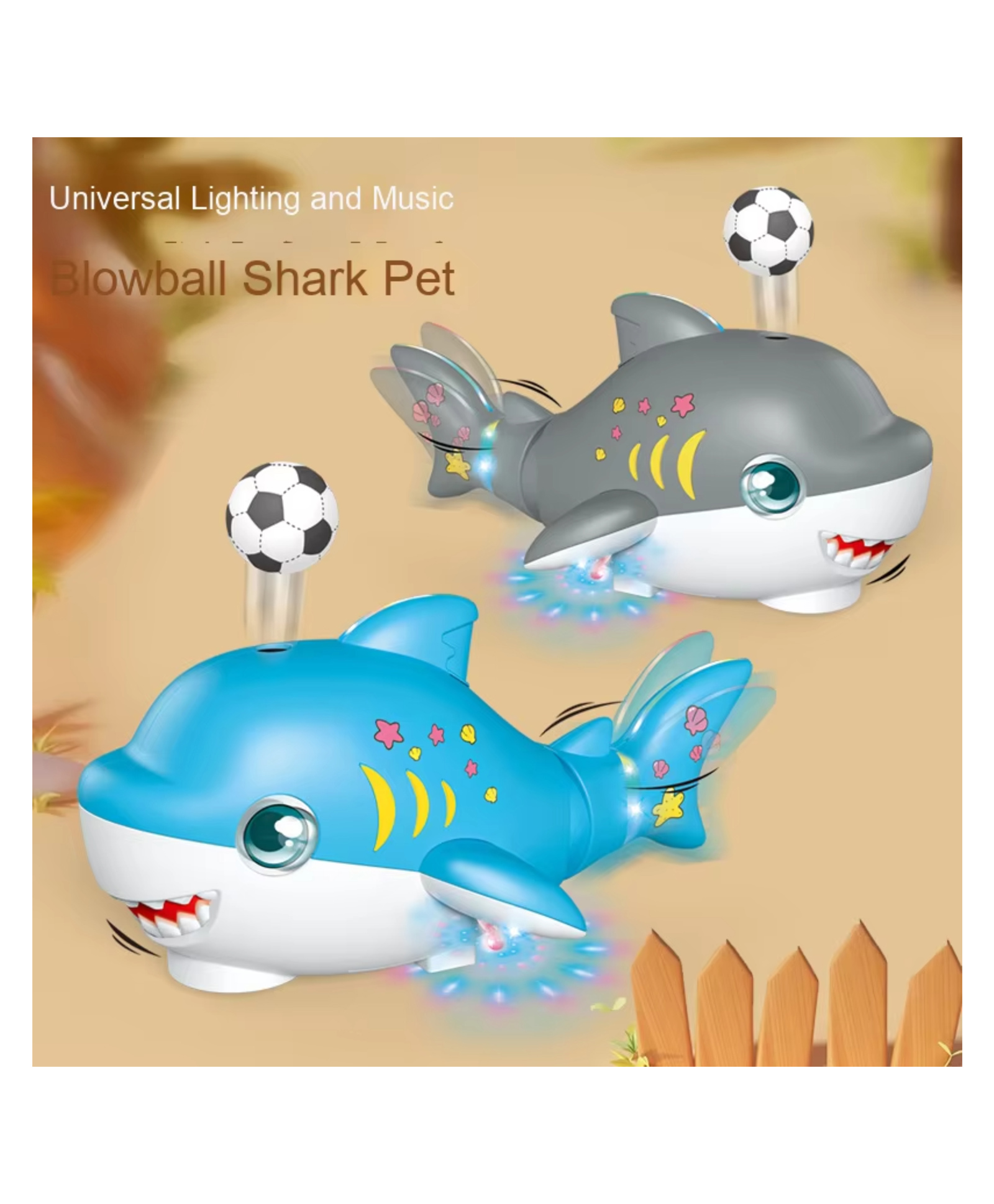 YAMAMA Funny Shark Concert Blowing Ball Musical Toys For Kids With 360 Degree Rotating Universal Wheel Lights And Music (Pack of 1 Color May Vary)-image-31
