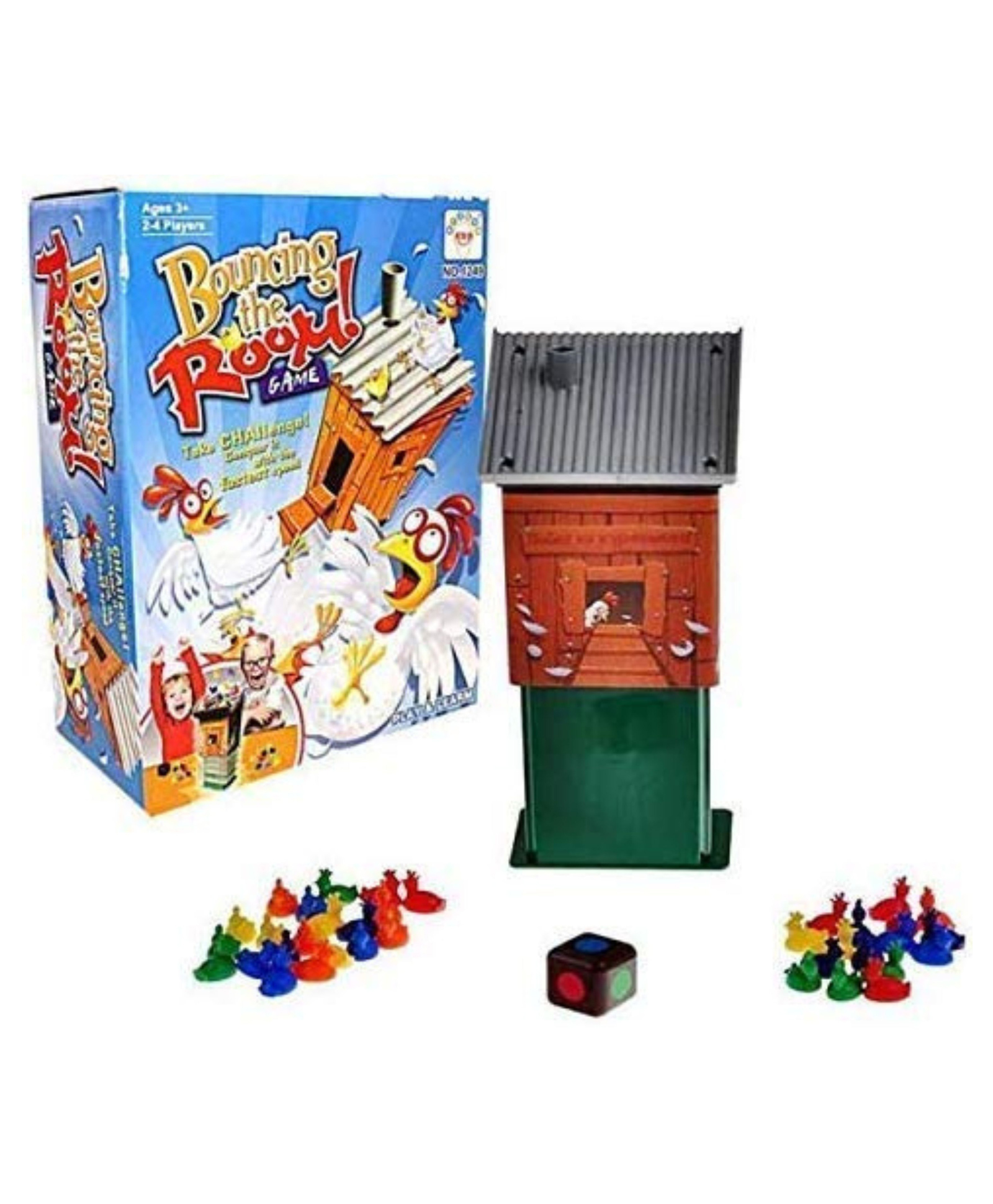 YAMAMA Bouncing The Room Game, Board Game Set, Jumping Coop Chicken Coop Board Game for Kids Fun Entertainment Educational Kids Toys - Multicolor-image-16