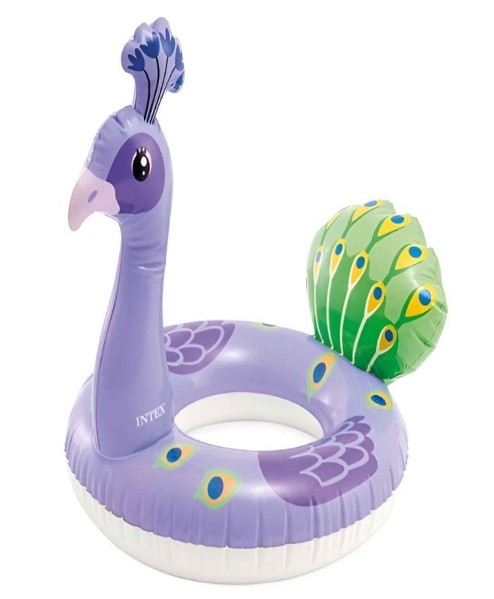 Intex 59221 Big Peacock Design Animal Rings Intex Inflatable Rings Intex Swimming Tube Rings Intex Pool Rings Intex Animal Rings Multicolor-image-24