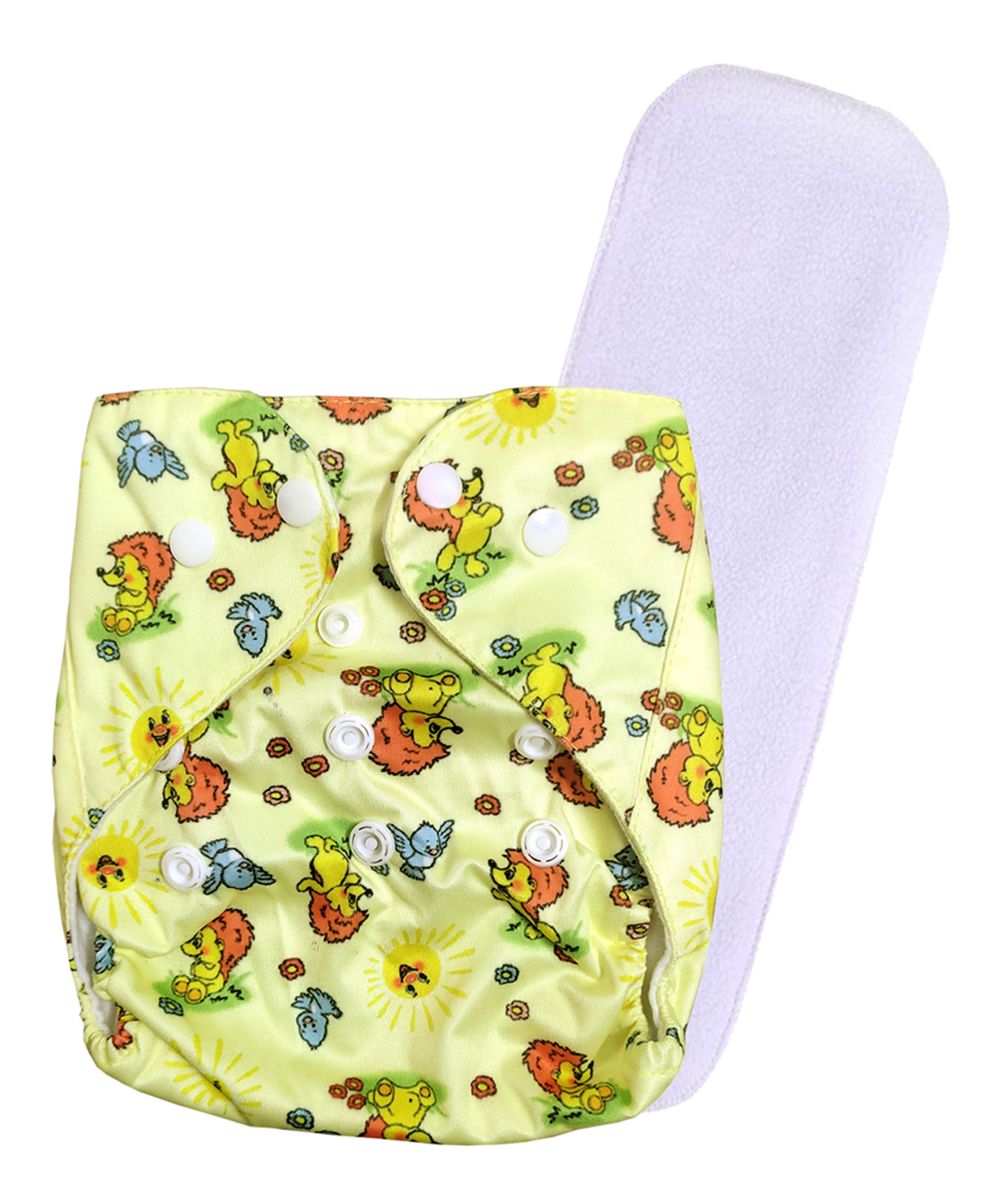 DOMENICO Washable Baby Diaper Premium Cloth Diaper Reusable, Adjustable Size, Waterproof, Pocket Cloth Diaper Nappie (1 Diaper and 1 Insert Pad)-picture-40