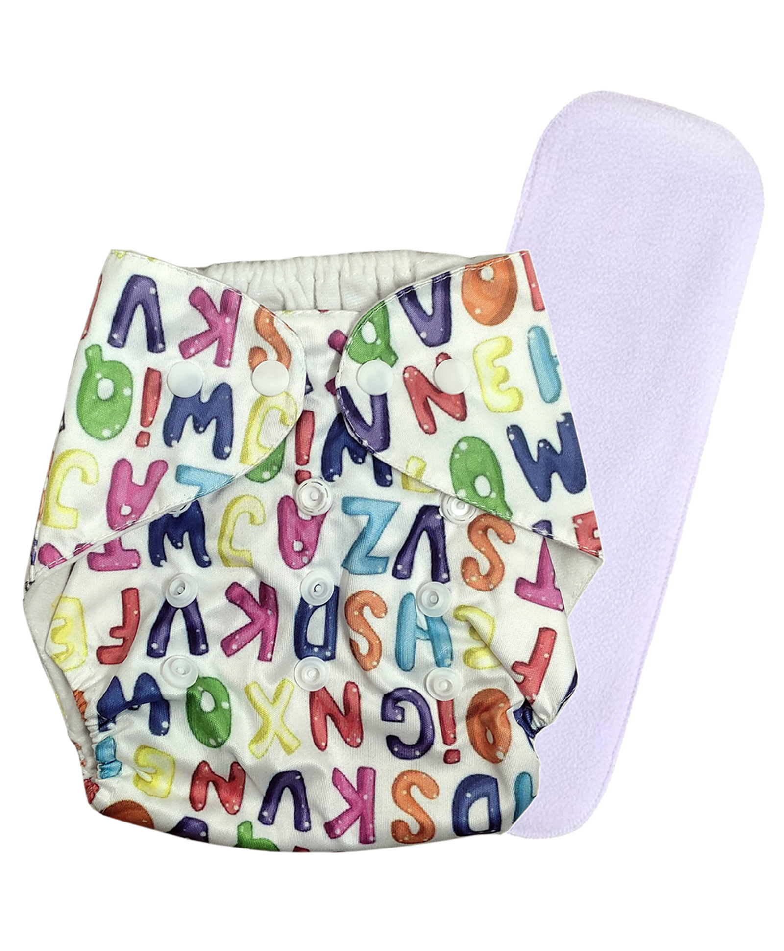 DOMENICO Washable Baby Diaper Premium Cloth Diaper Reusable, Adjustable Size, Waterproof, Pocket Cloth Diaper Nappie (1 Diaper and 1 Insert Pad)-picture-34