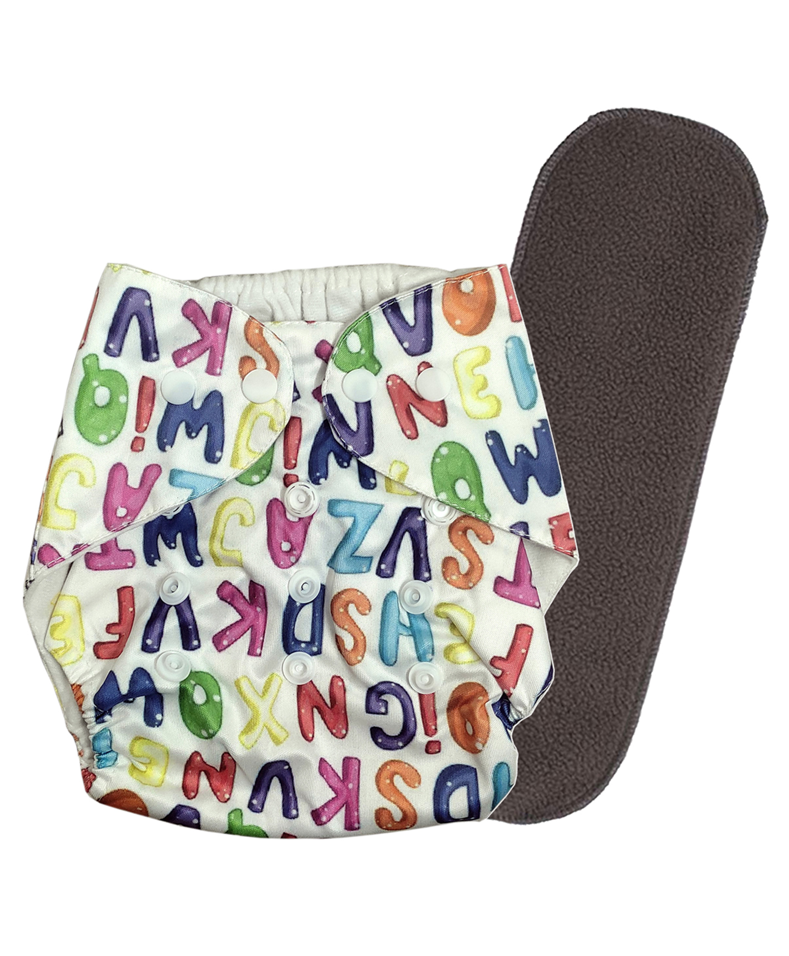 DOMENICO Washable Baby Diaper Premium Cloth Diaper Reusable, Adjustable Size, Waterproof, Pocket Cloth Diaper Nappie (1 Diaper and 1 Insert Pad)-picture-36