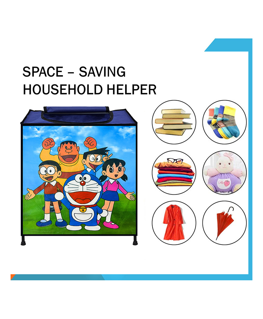 Urban Choice Metal Frame with Fabric Doraemon Cover Laundry Bag - Durable and Spacious Storage Solution-picture-15