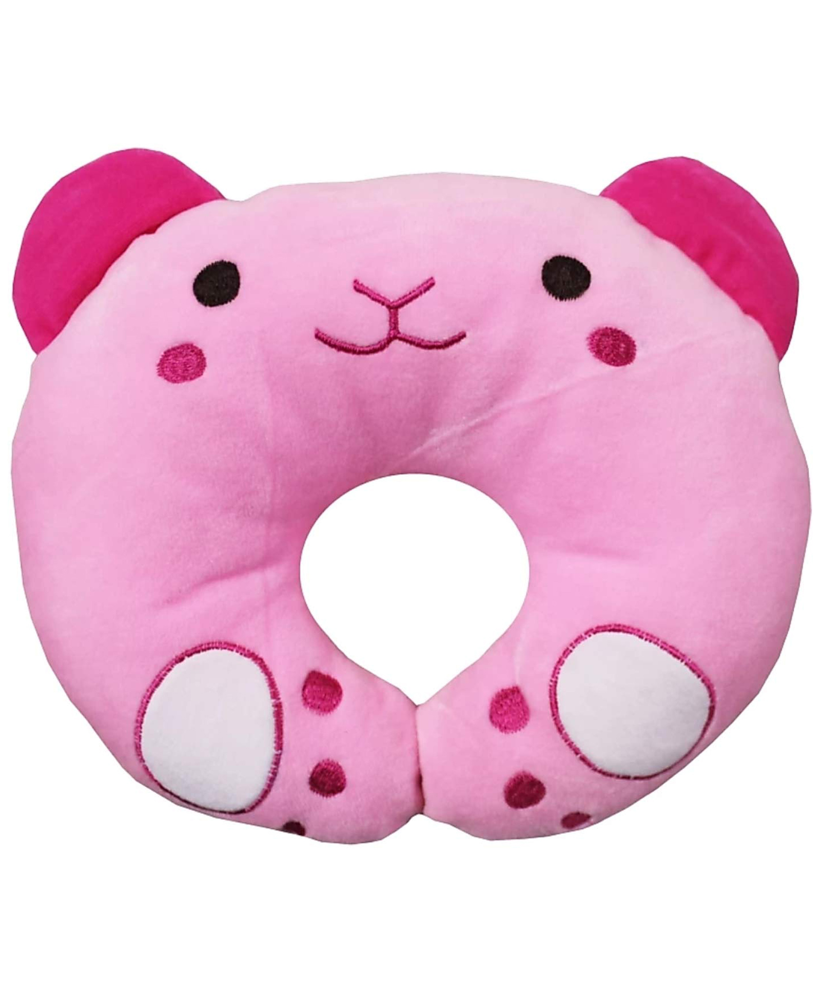 Domenico Baby Soft Neck Support Pillow for Head Shaping Shape Supporter Rat Face Pillow - Pink-picture-27