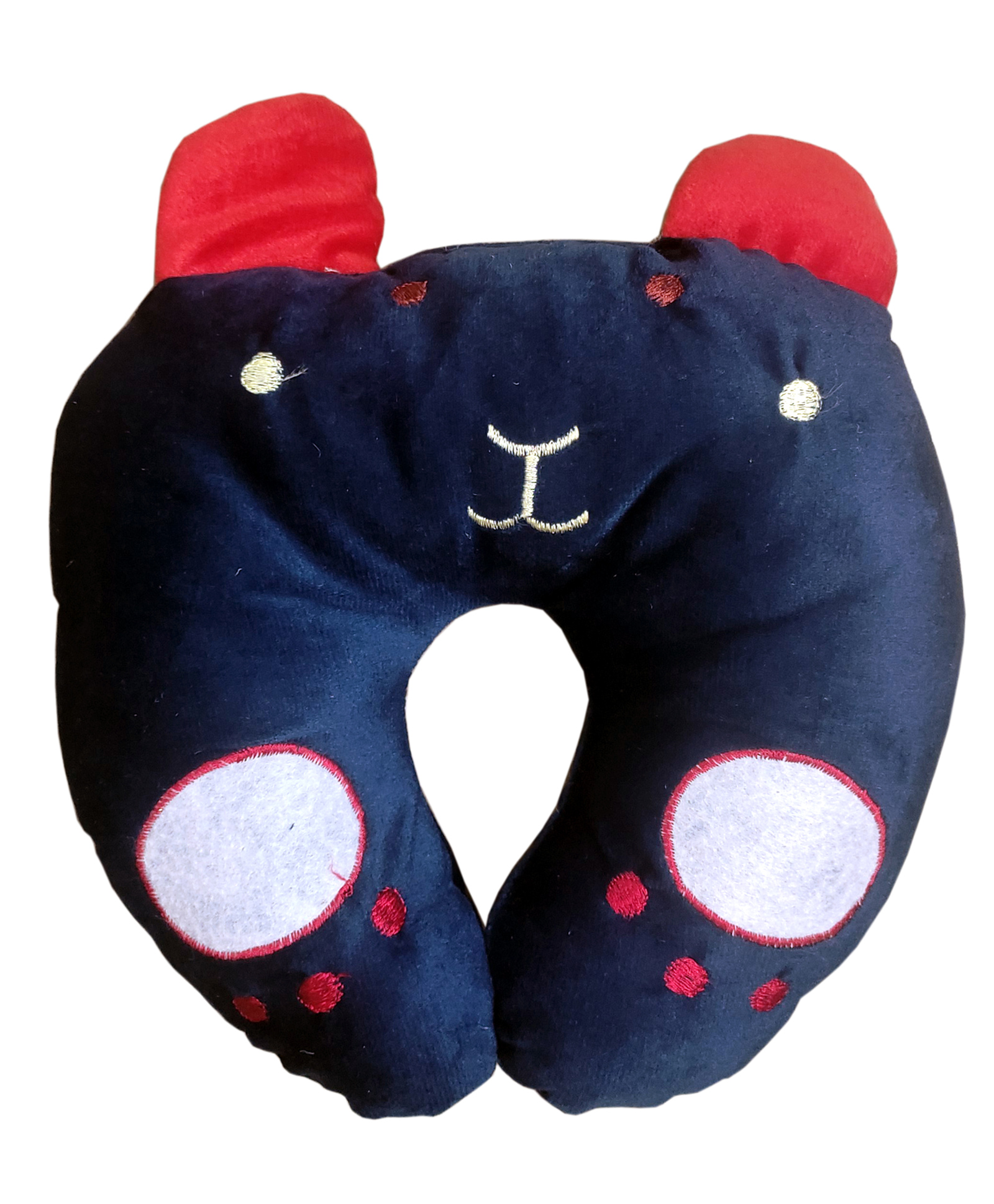 Domenico Baby Soft Neck Support Pillow for Head Shaping Shape Supporter Rat Face Pillow - Blue-picture-10