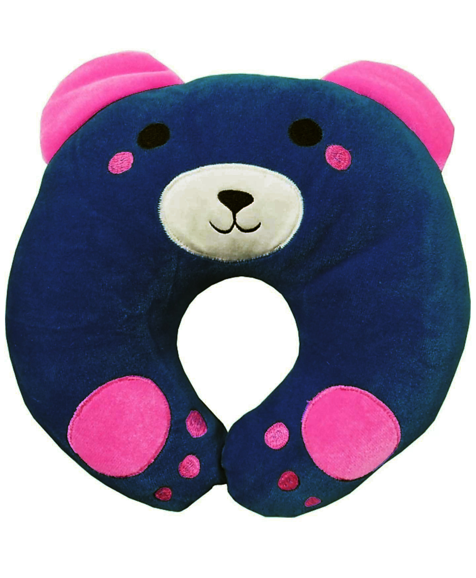 Domenico Baby Soft Neck Support Pillow for Head Shaping Shape Supporter Dog Face Pillow - Navy-picture-24