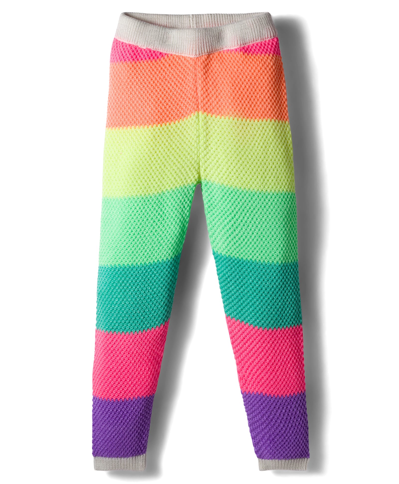 Babyhug Knit Full Length Color Block Design Woollen Pant - Multicolor-picture-18