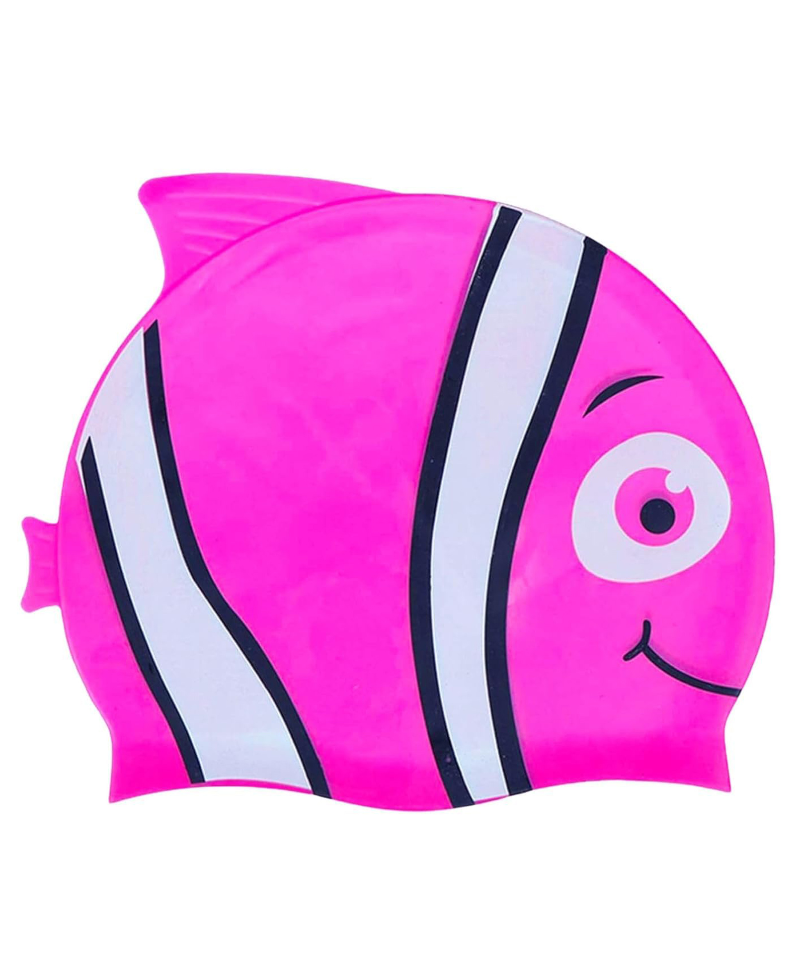 UDKI Fish Design Swimming Cap for Kids (Dark Pink) 14-image-29