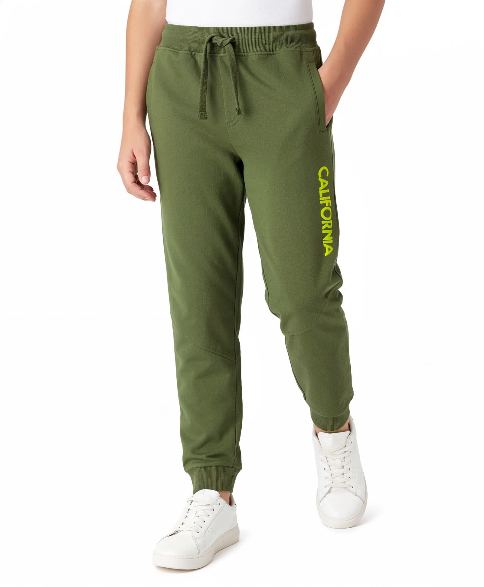 Honeyhap Premium 100% Cotton Knit Full Length Lounge Pant With Bio Finish & Text Print - Cypress-picture-28