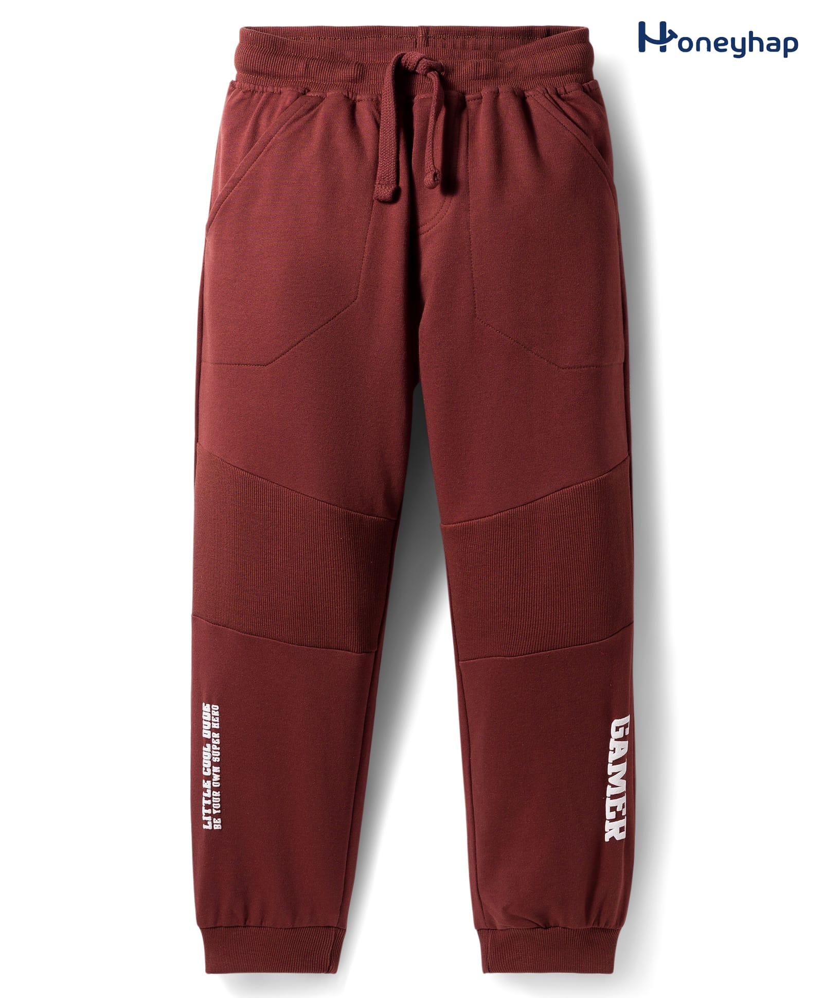 Honeyhap Premium 100% Cotton Single Lounge and Track Pants With Bio Finish - Cinnamon-picture-23