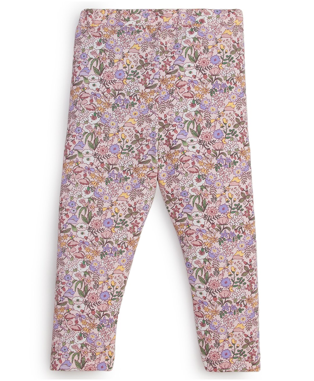 JusCubs Cotton Lycra Floral Printed Leggings - Pink-picture-16