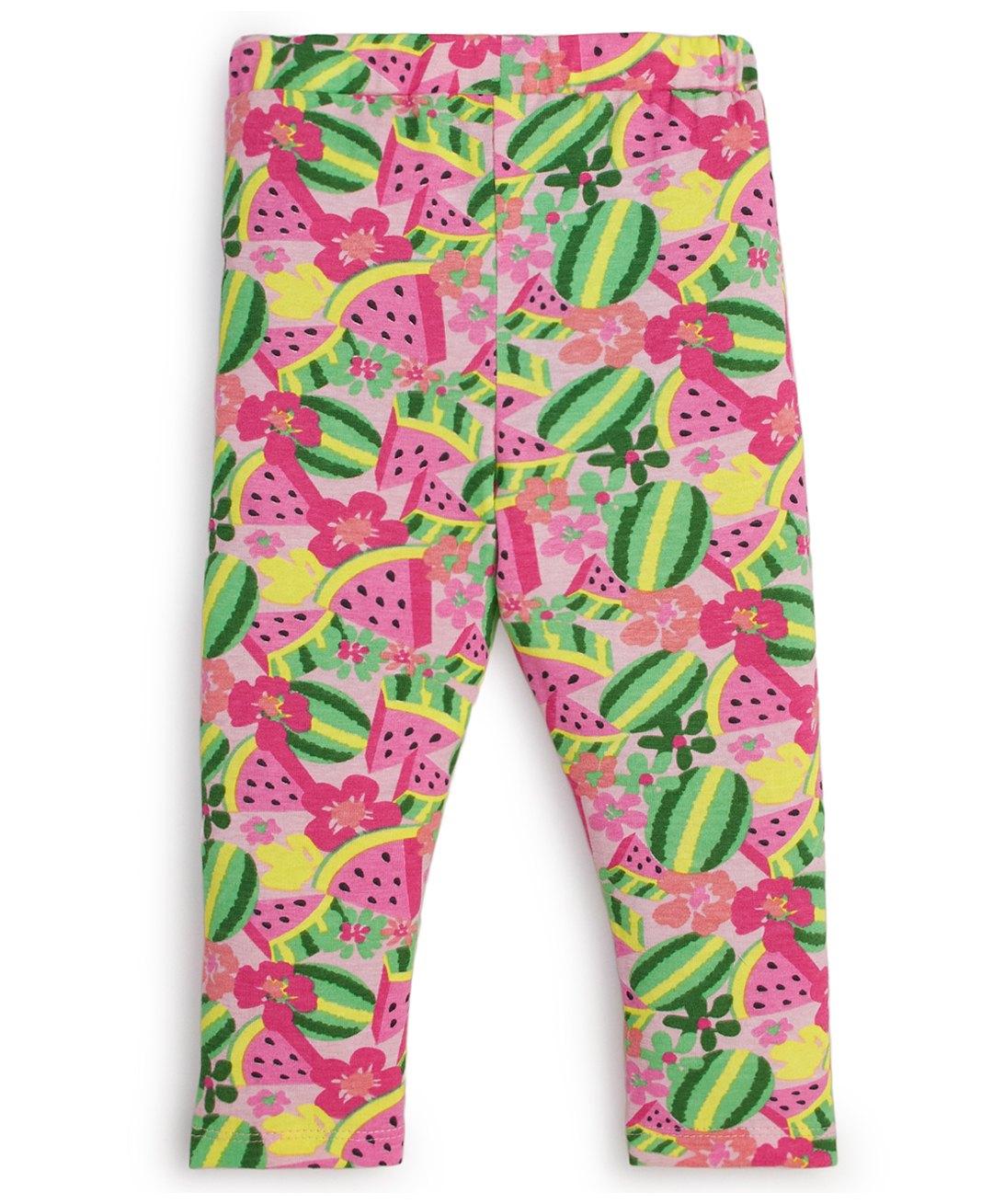 JusCubs Cotton Lycra Watermelon Printed Leggings - Multi Colour-image-21