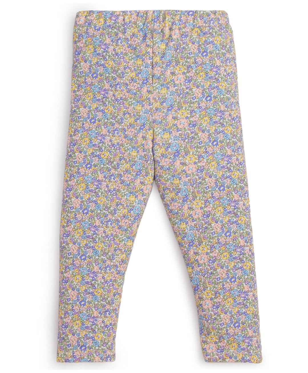 JusCubs Cotton Lycra Floral Printed Leggings - Blue-picture-12