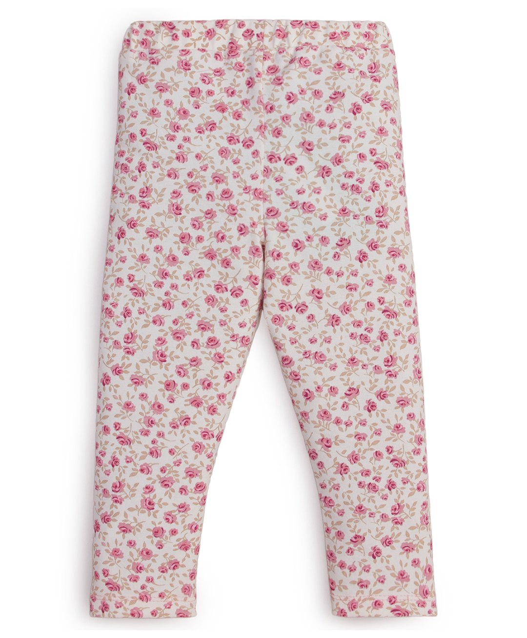 JusCubs Cotton Lycra Floral Printed Leggings - Off White-picture-20