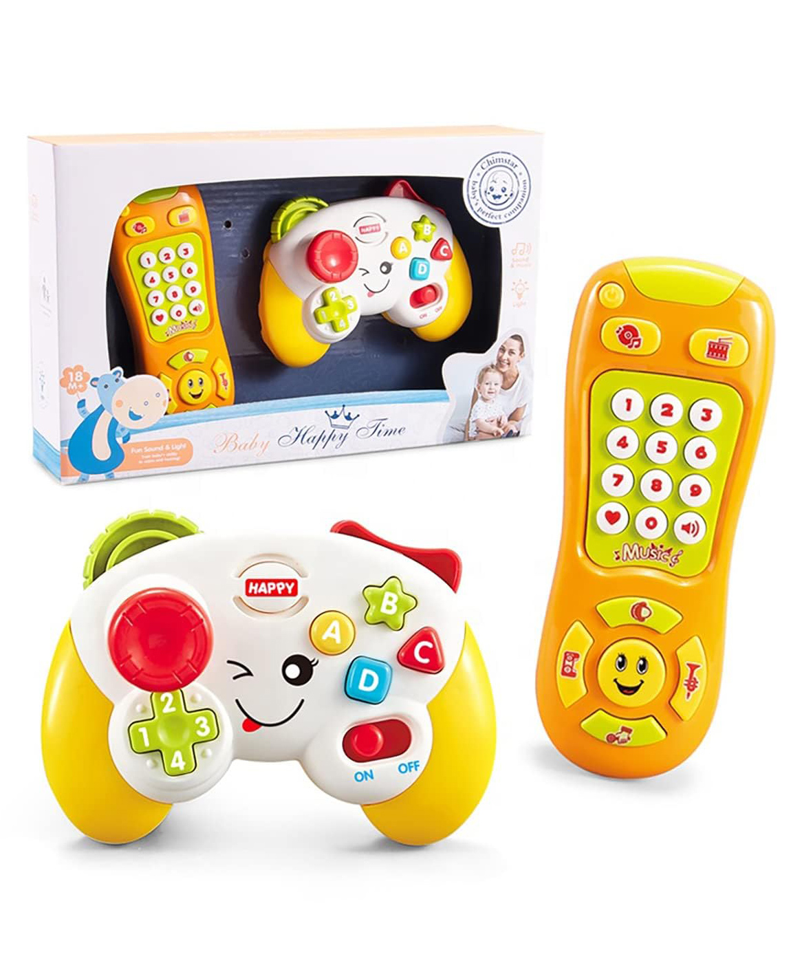 Magicwand Laugh & Learn Colorful Game & Learn Remote Controller & Toy Mobile Phone for Toddlers-image-17