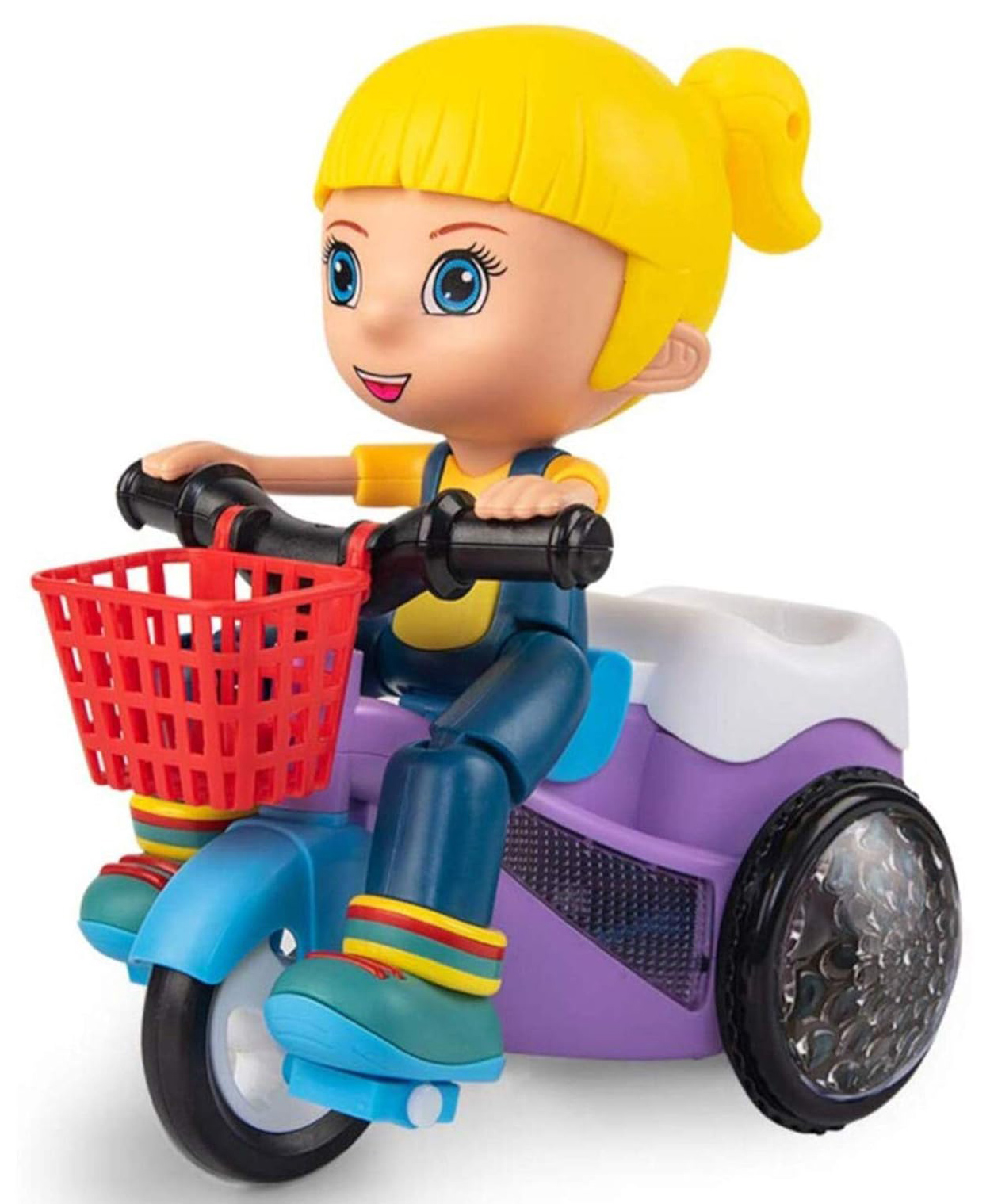 Magicwand Bump & Go Stunt Tricycle Girl Toy with 3D Lights for Kids-picture-13