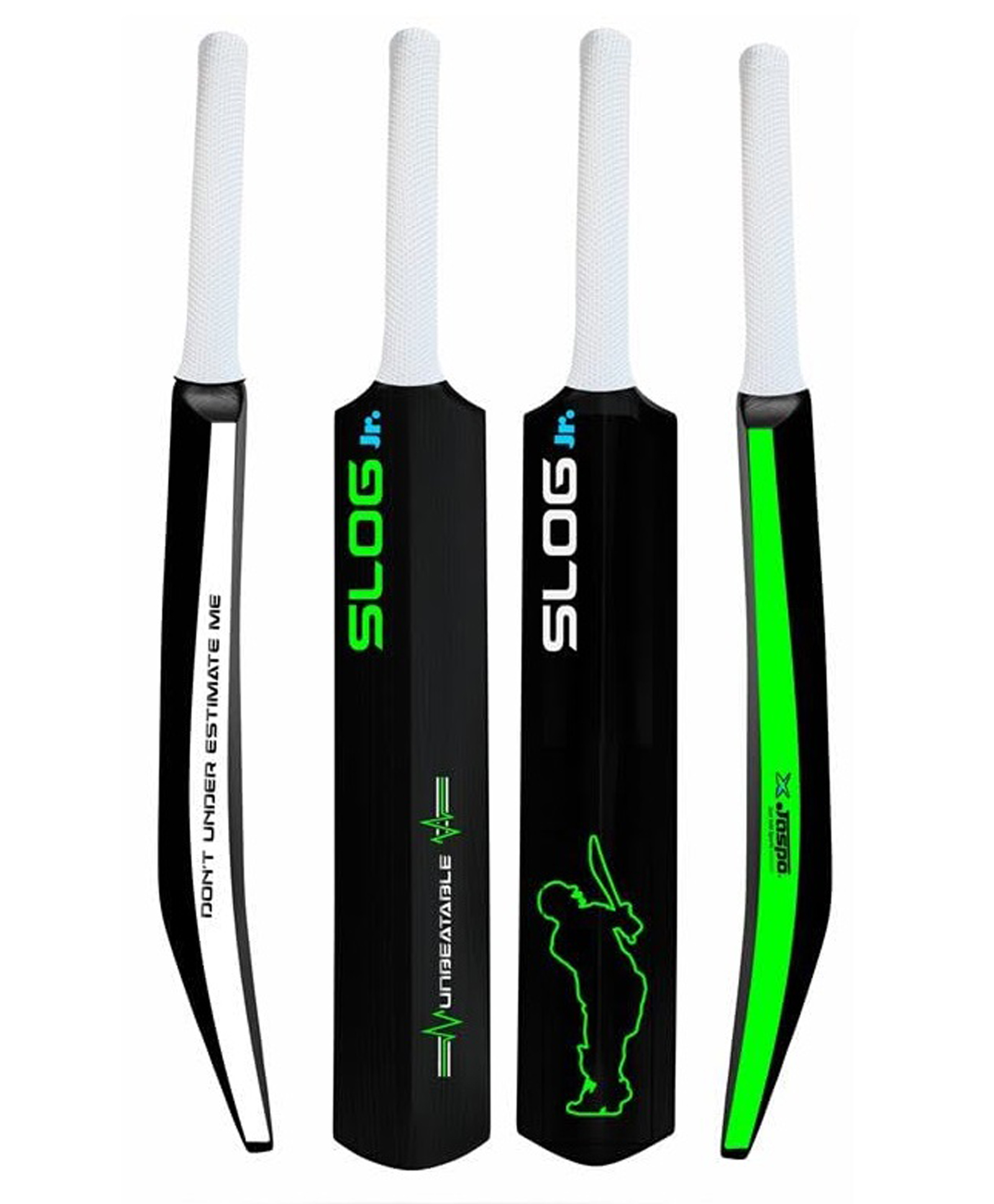 Jaspo Slog Junior Plastic Tennis Cricket Bat Full Size Bat (28 inches Height), Bat for Kids 5+ Years SLOG Junior (Upto 10 Years)-image-17
