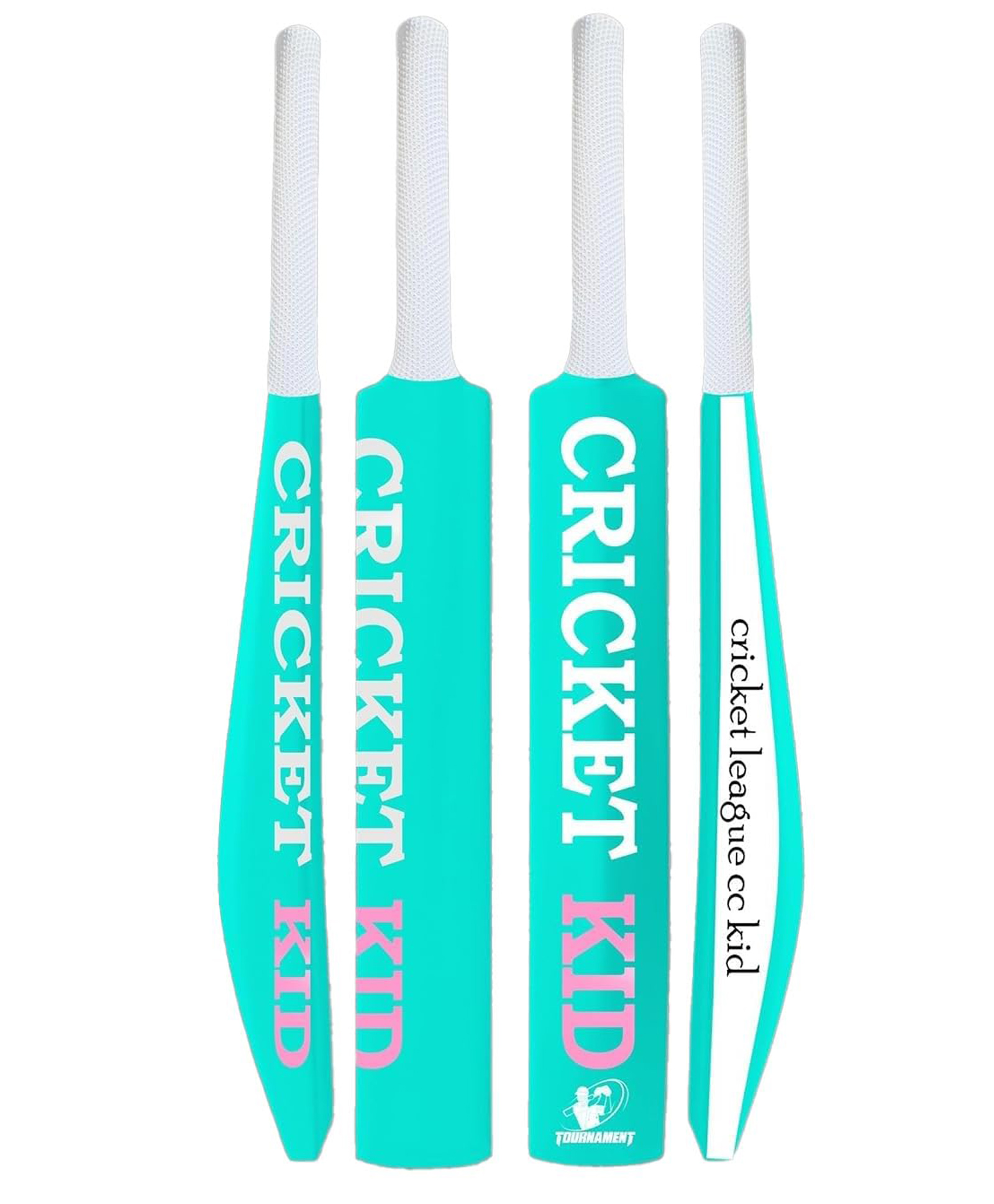 Jaspo Cricket Kid Bat 18-Inch Plastic Cricket Bat for Kids, Lightweight Durable Bat for Toddlers, Beginners, Ideal for Age 3-5 Years Indoor & Outdoor Play (Cyan, Size-1 (Ages-2 to 5))-picture-11